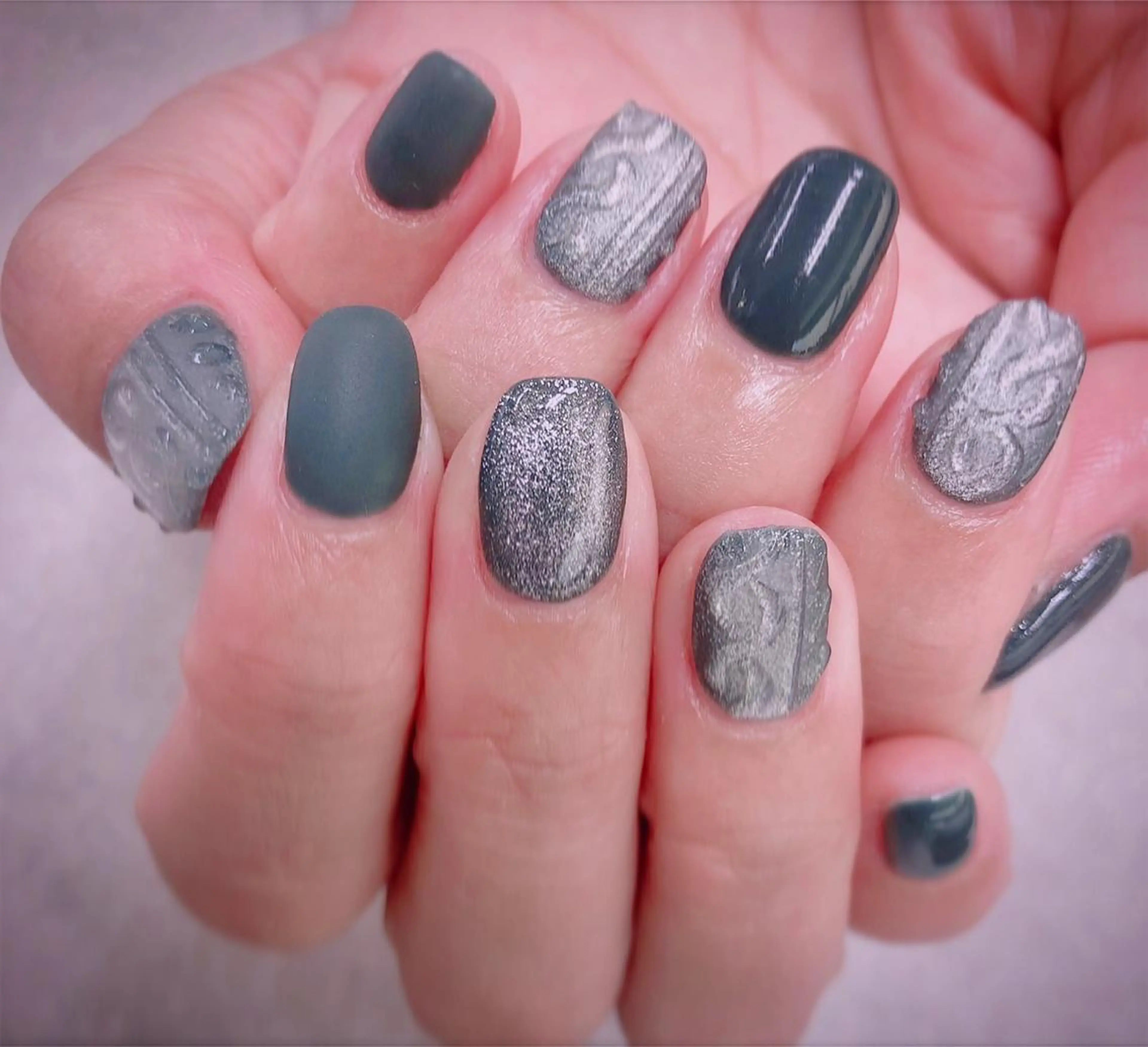 ネイル マグネットネイル ハンドネイル ハンドケア FASTNAIL PLUS 新宿店のネイルデザイン