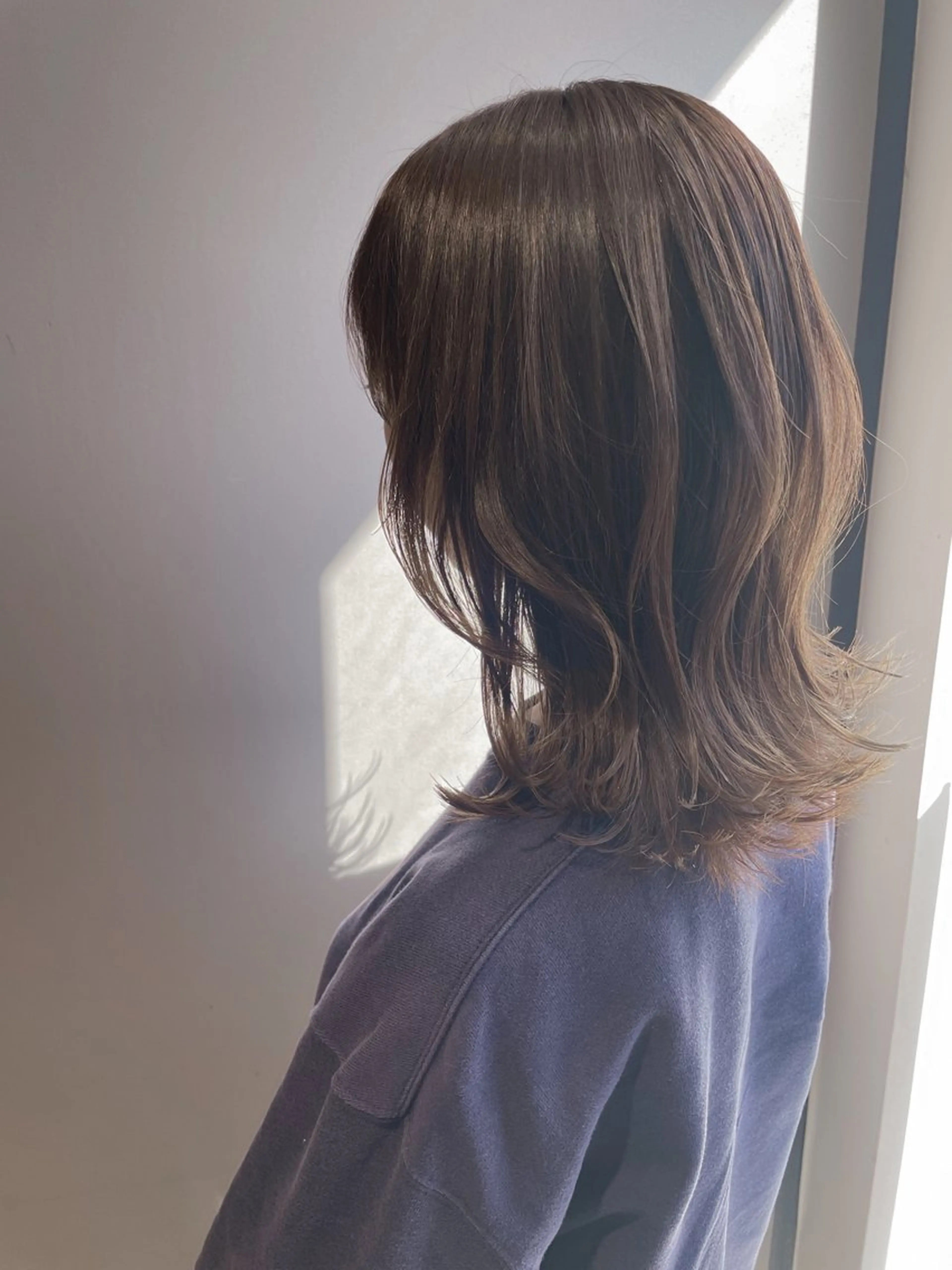 ミディアム カラー カット ヘアカラー トリートメント Ma ruのヘアスタイル