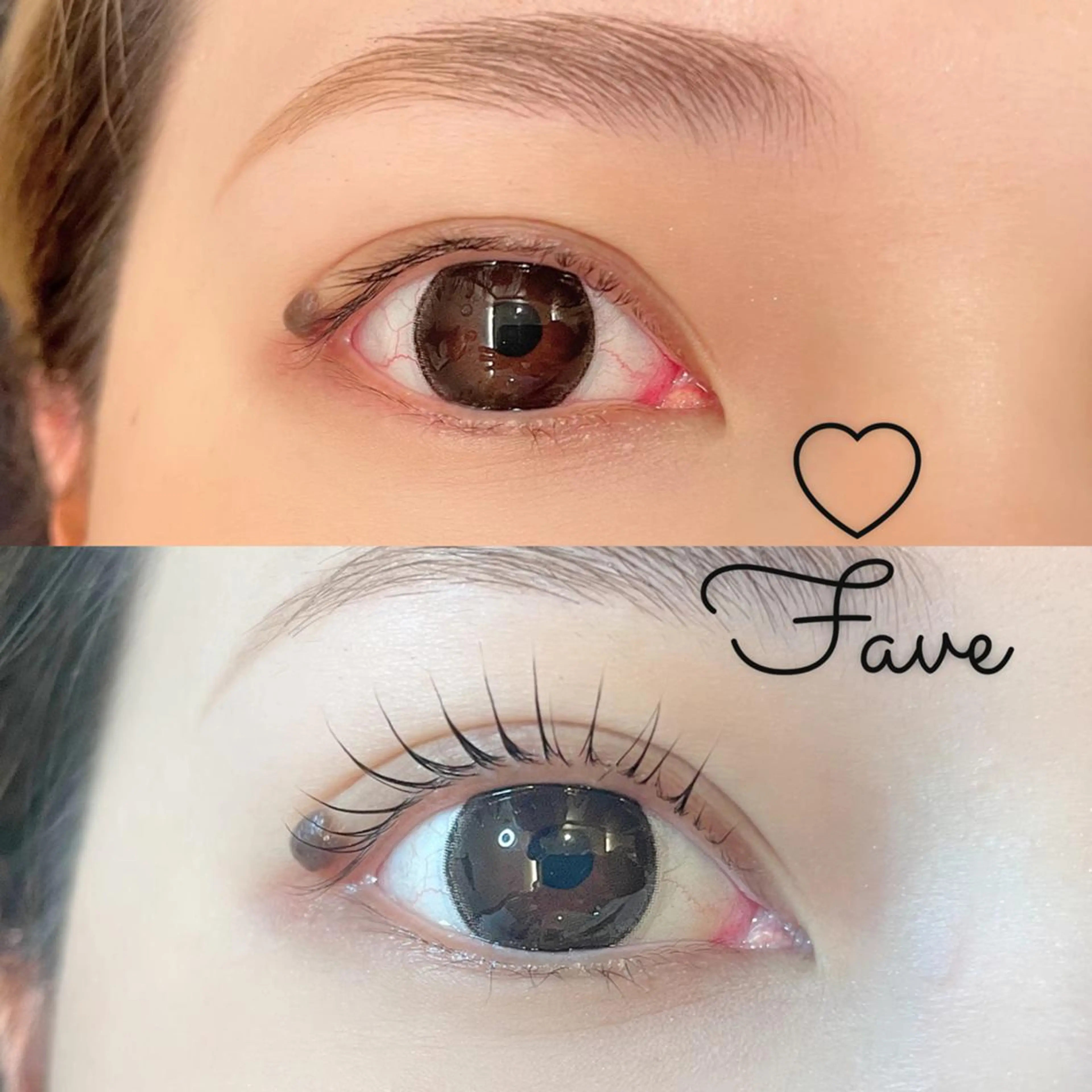 マツエク・マツパ マツパ Fave【フェイブ】 まつパ/眉毛/メンズのマツエク・マツパデザイン