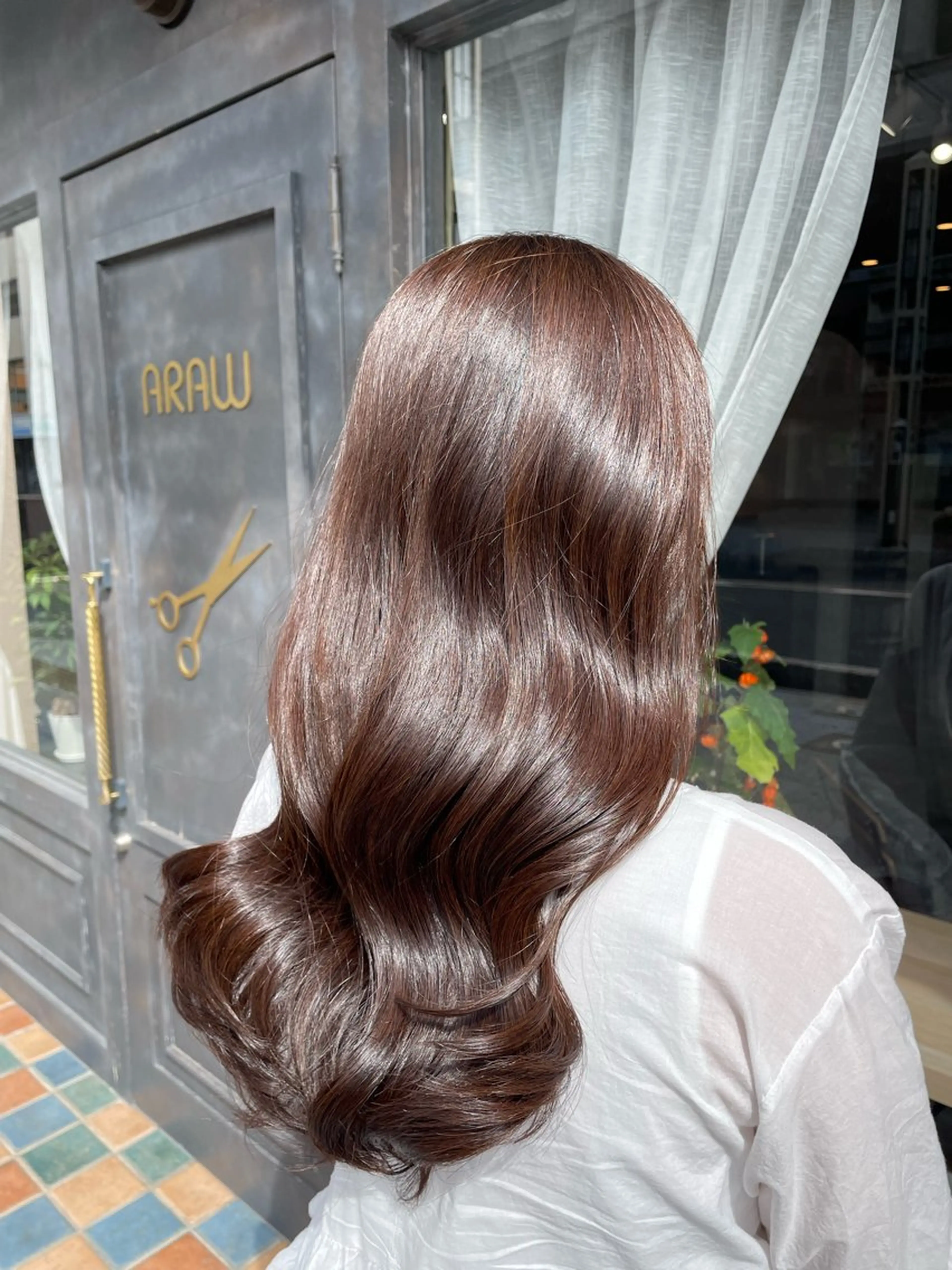 【平日限定割🍡🌸】カット+暖色系全体カラー+3stepスチームTrの写真