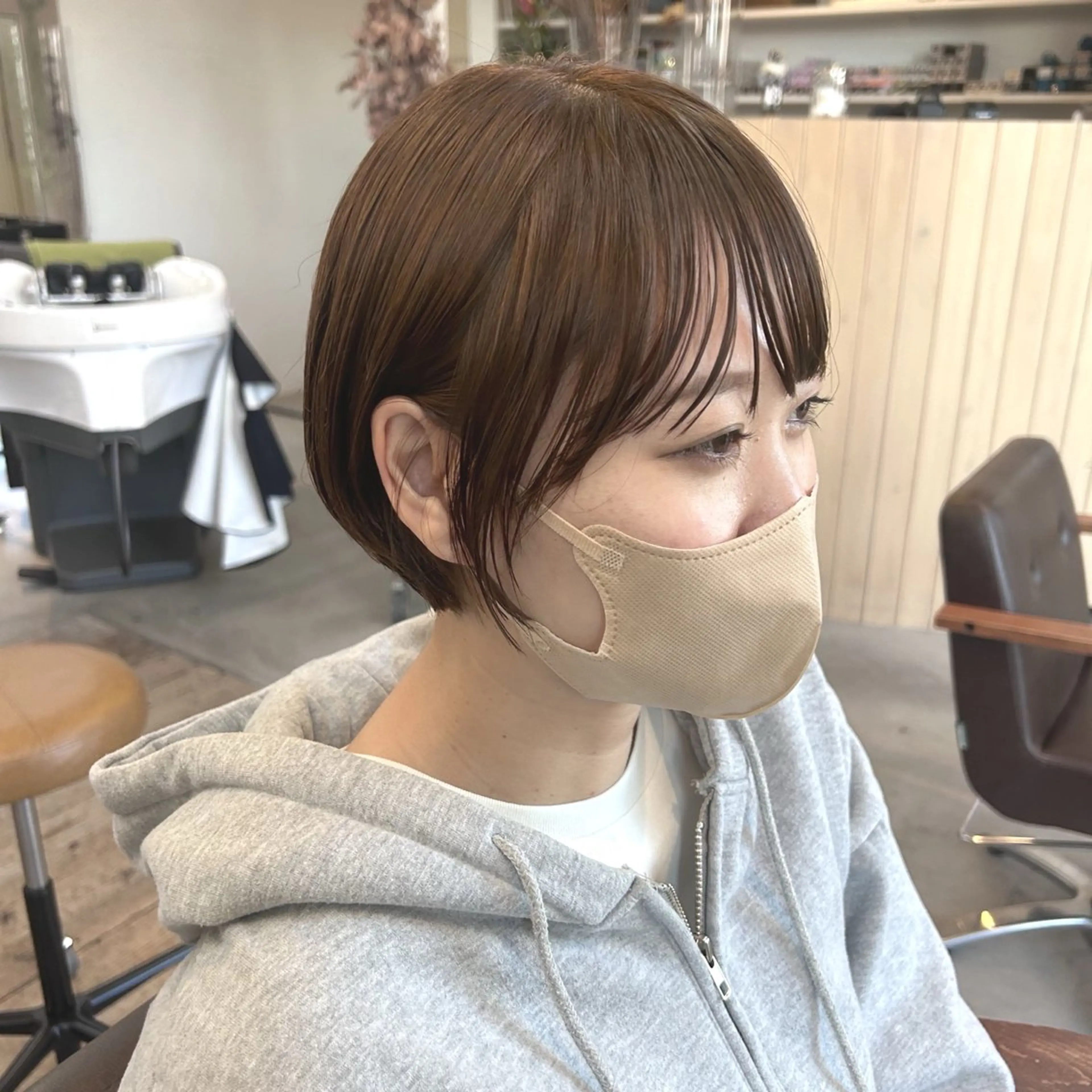 ショート カット ヘアカラー トリートメント kachina所属・綿貫 美雪のヘアスタイル