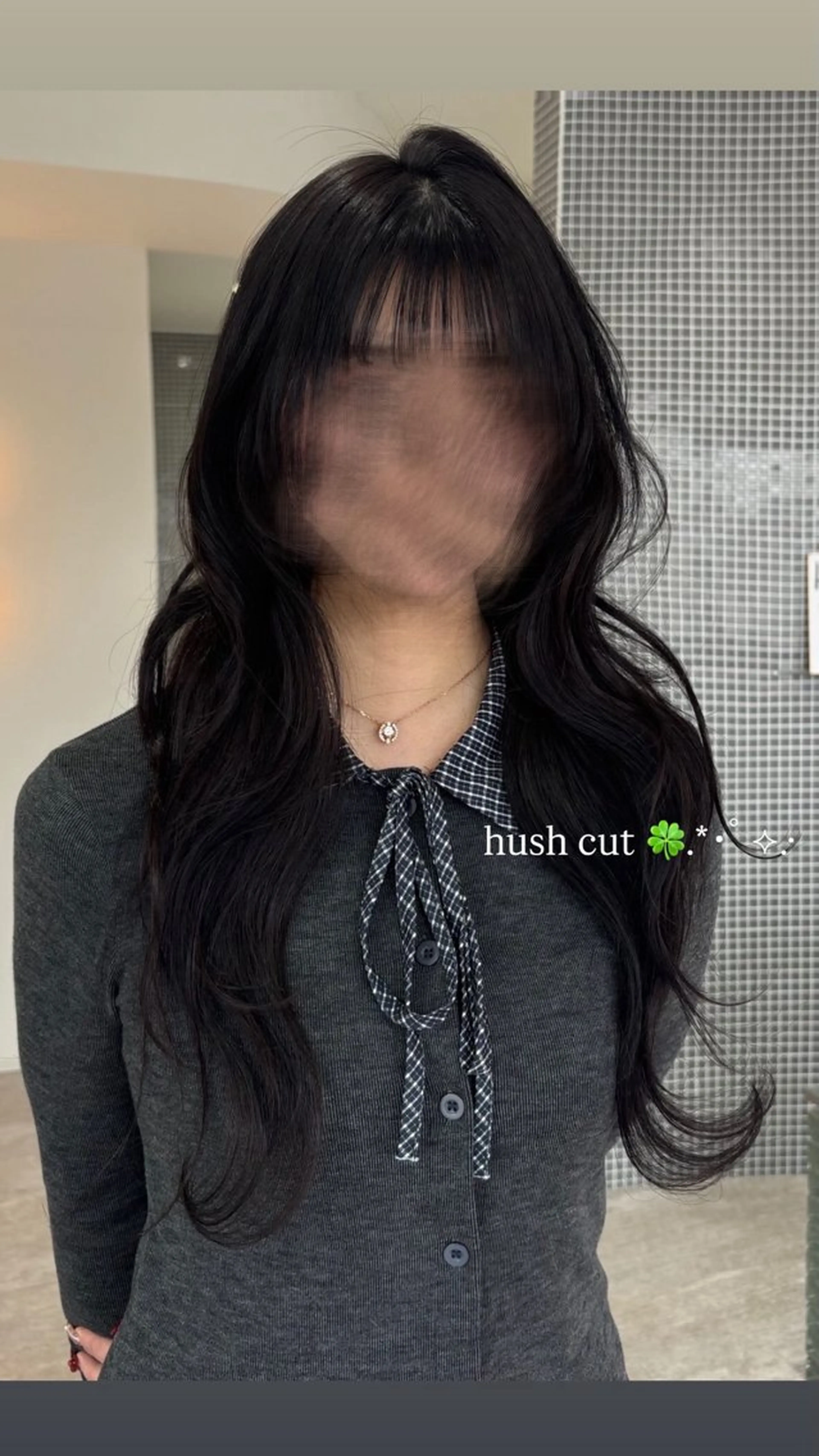 ロング カット トリートメント ハイトーン/レイヤー 艶カラー🎀まおのヘアスタイル