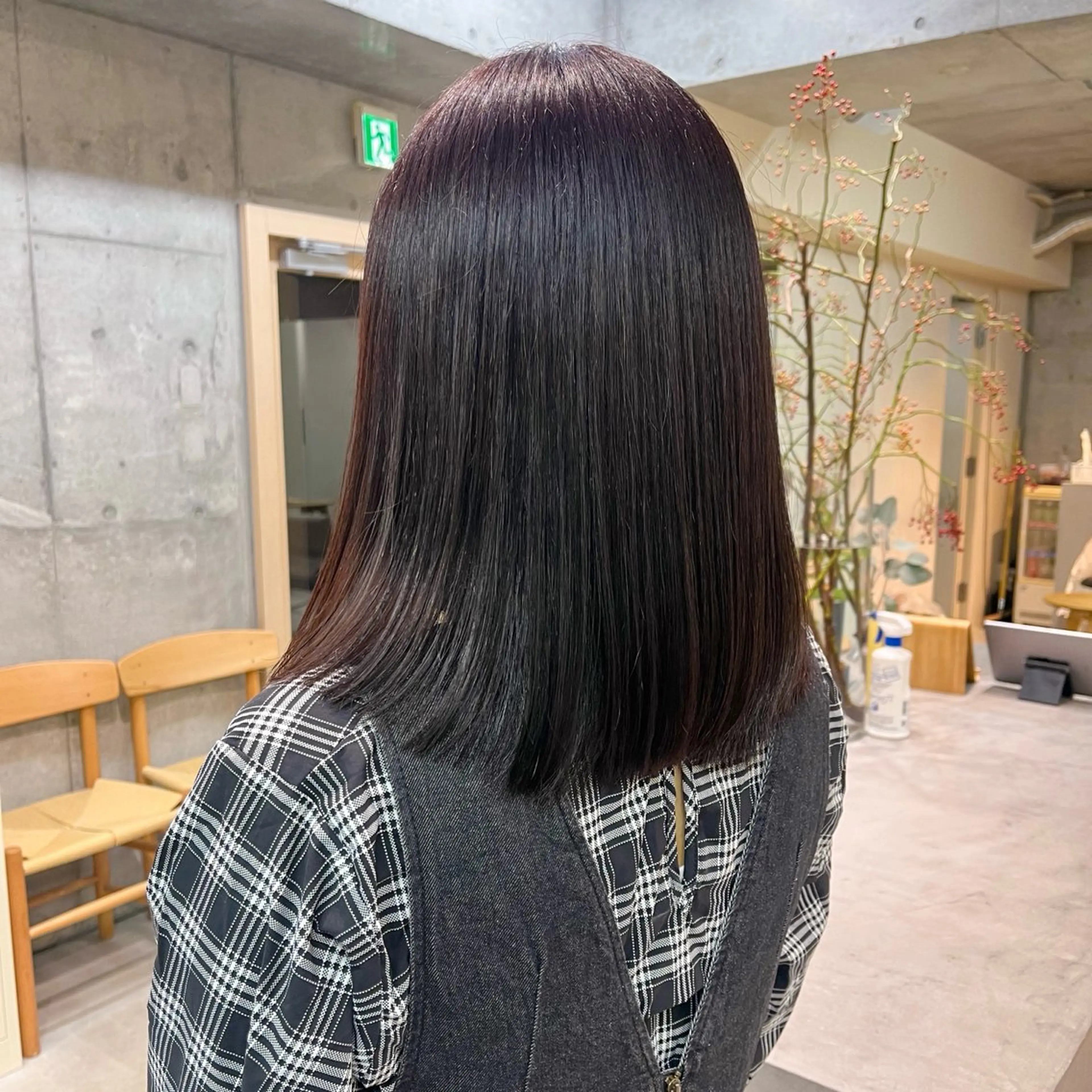 セミロング カラー アイブロウモデル 募集中🍒/北爪まゆのヘアスタイル