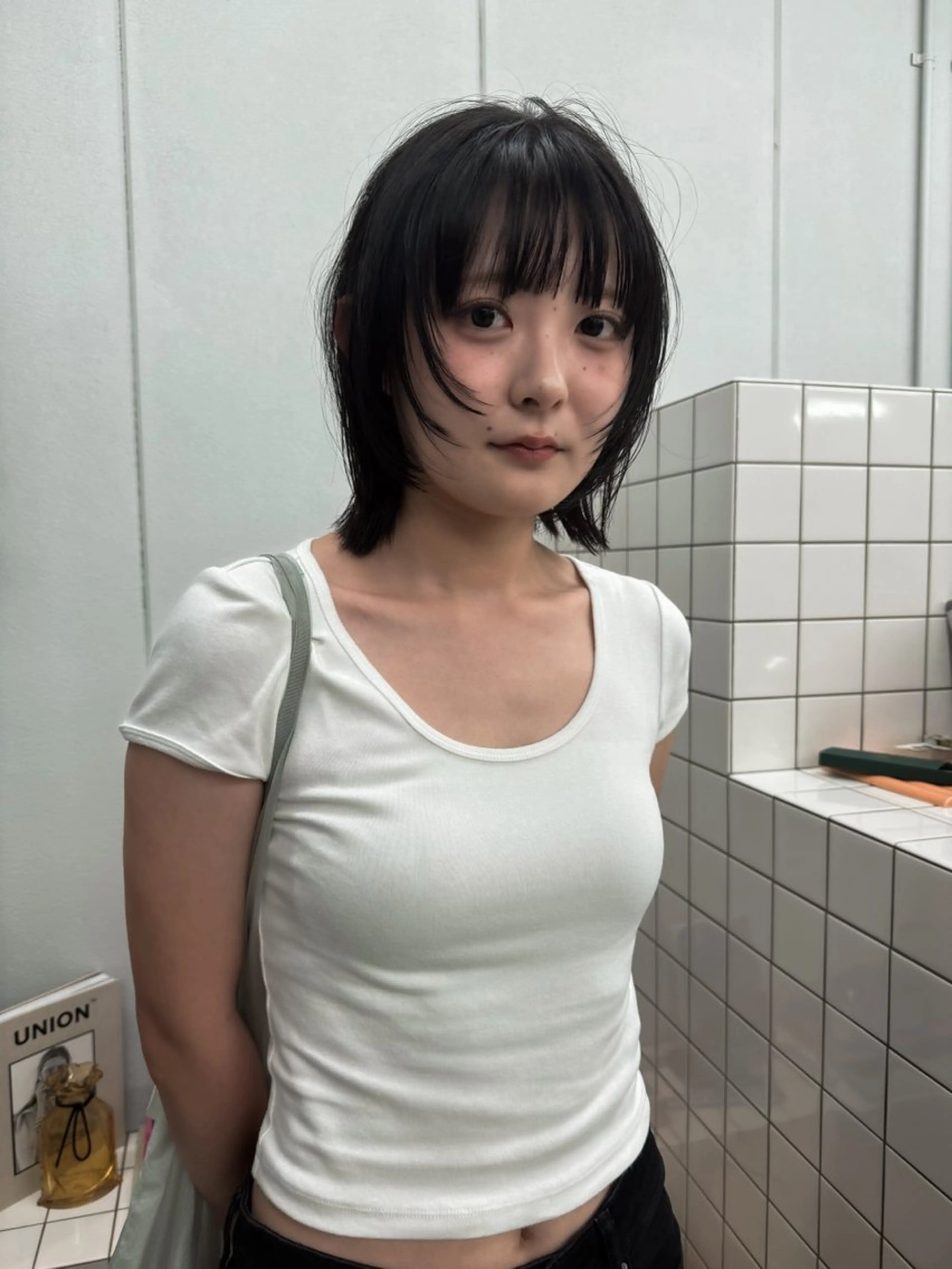 ショート カラー カット ヘアカラー トリートメント 関 京磨のヘアスタイル