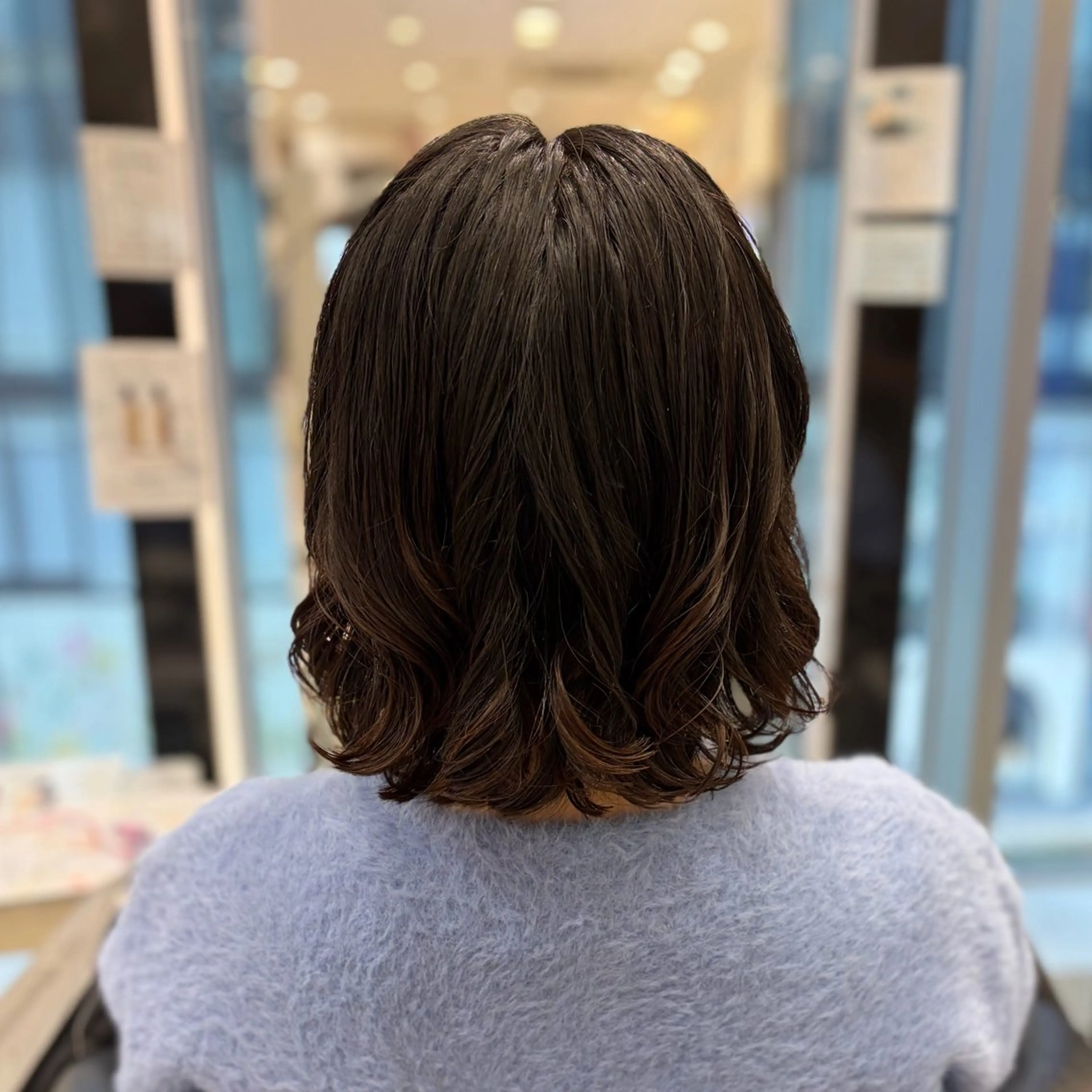 ミディアム パーマ ボブ カット パーマ 🌸銀座No.1パー マ🌸いでいあやのヘアスタイル