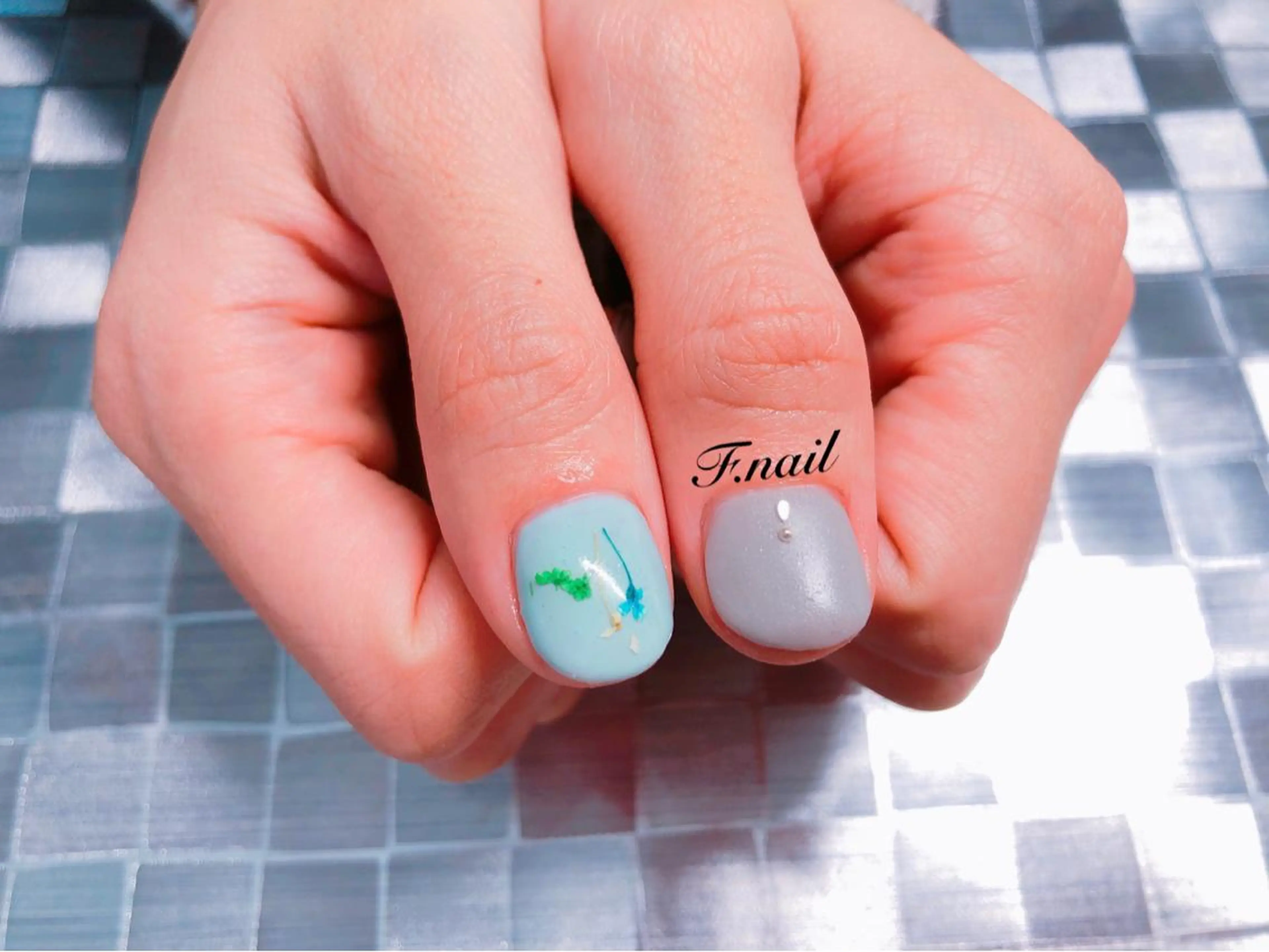 ネイル マットネイル Private Nail Salon OK所属・FUKA ♡のネイルデザイン