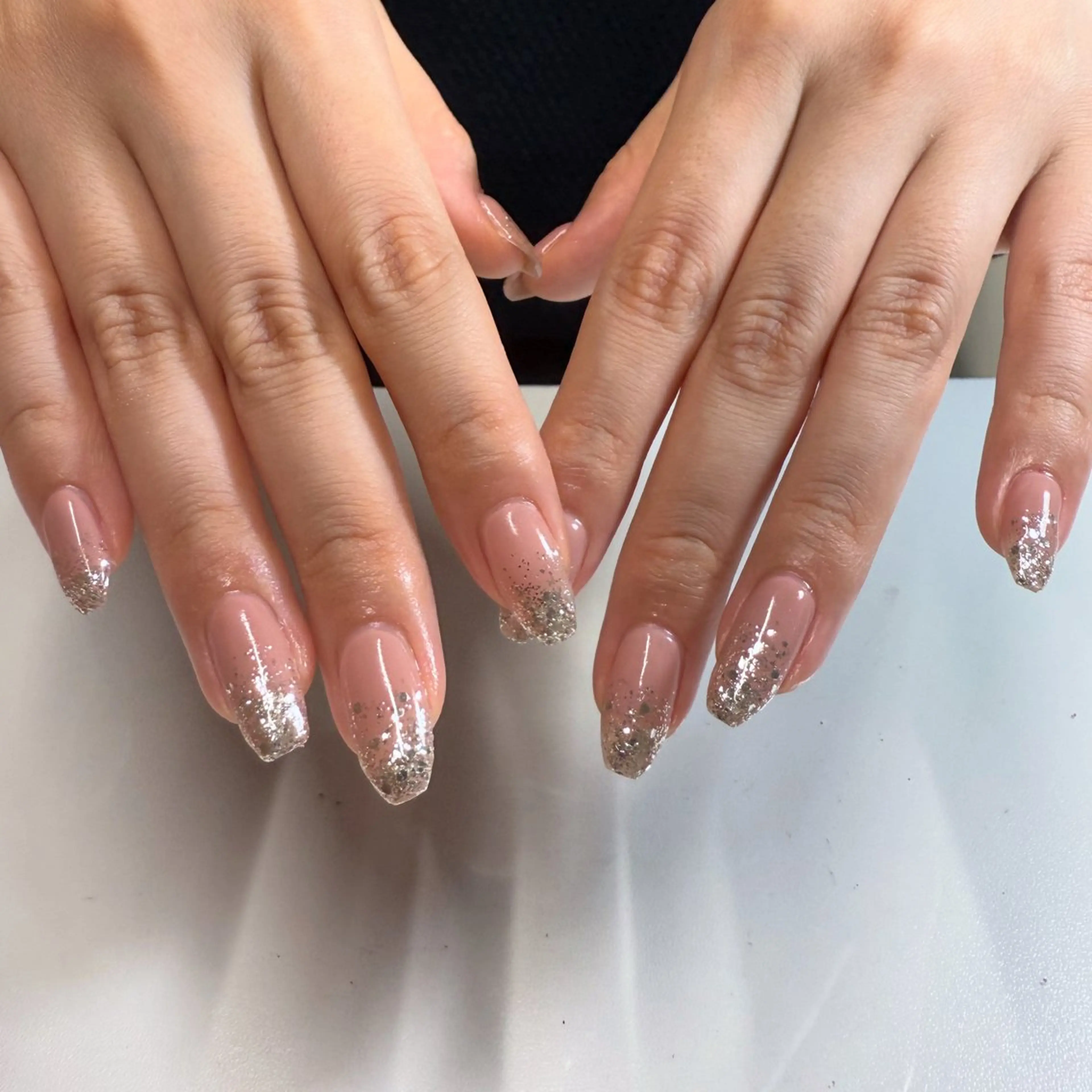 【王道】Simplenail_シンプルネイル(✨️ラメ、カラグラデーション、フレンチ、オーロラ、ミラー、マグネット🧲)の写真