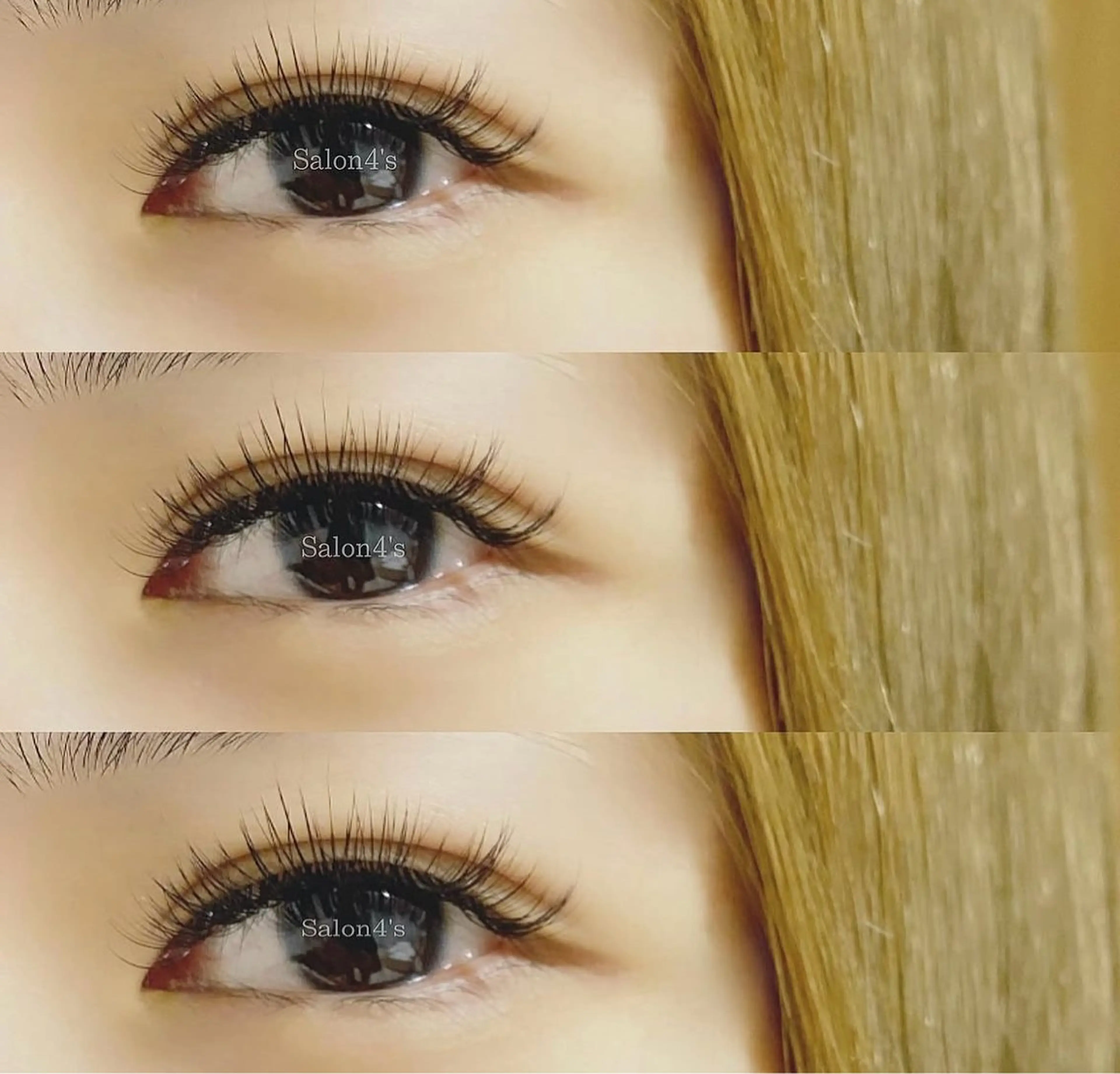 付け心地軽やか🎵始めての方おすすめフラットラッシュ100本の写真