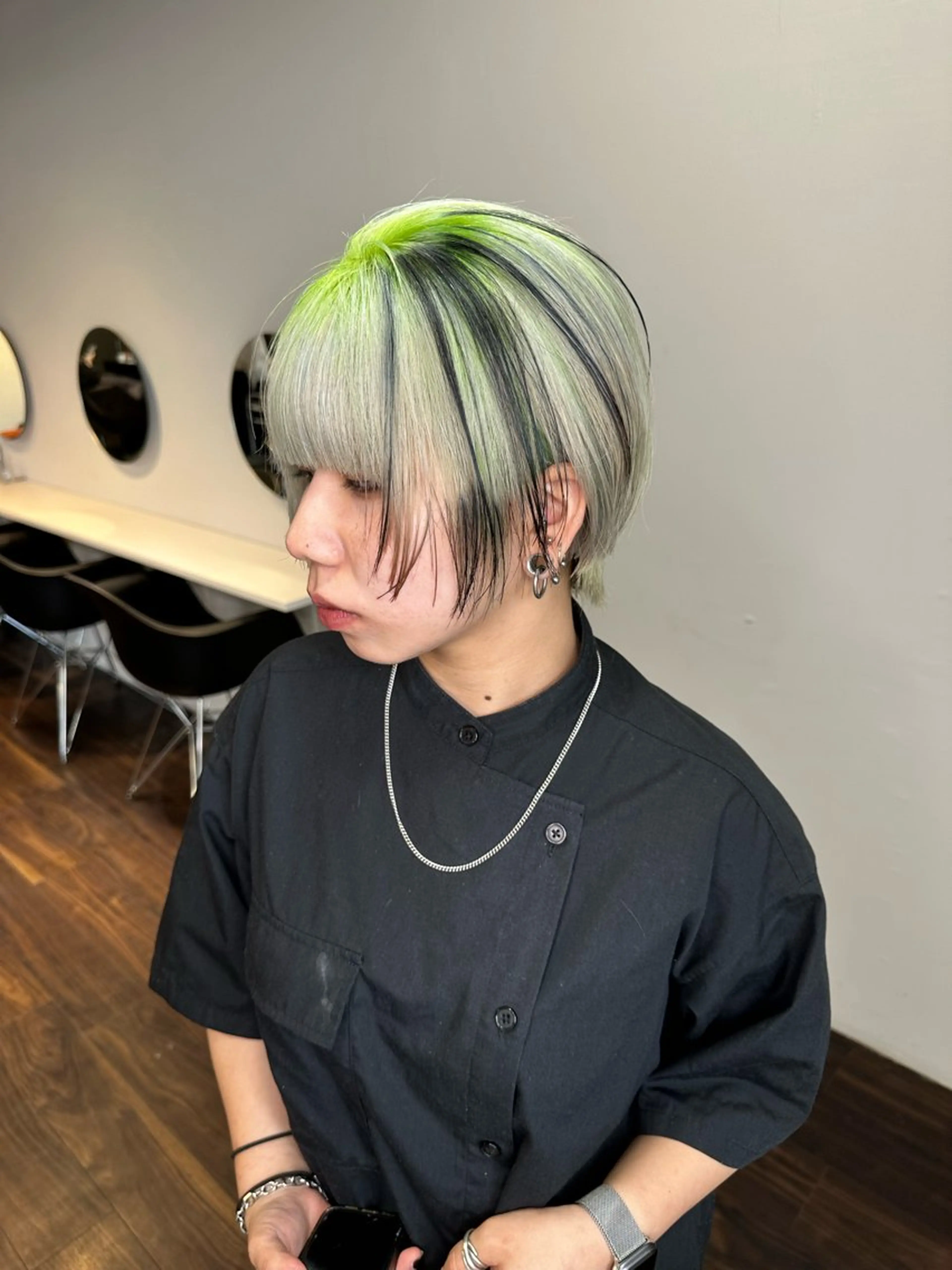 ショート カラー カット ヘアカラー トリートメント ワンホンヘア ケラチン/Kaitoのヘアスタイル