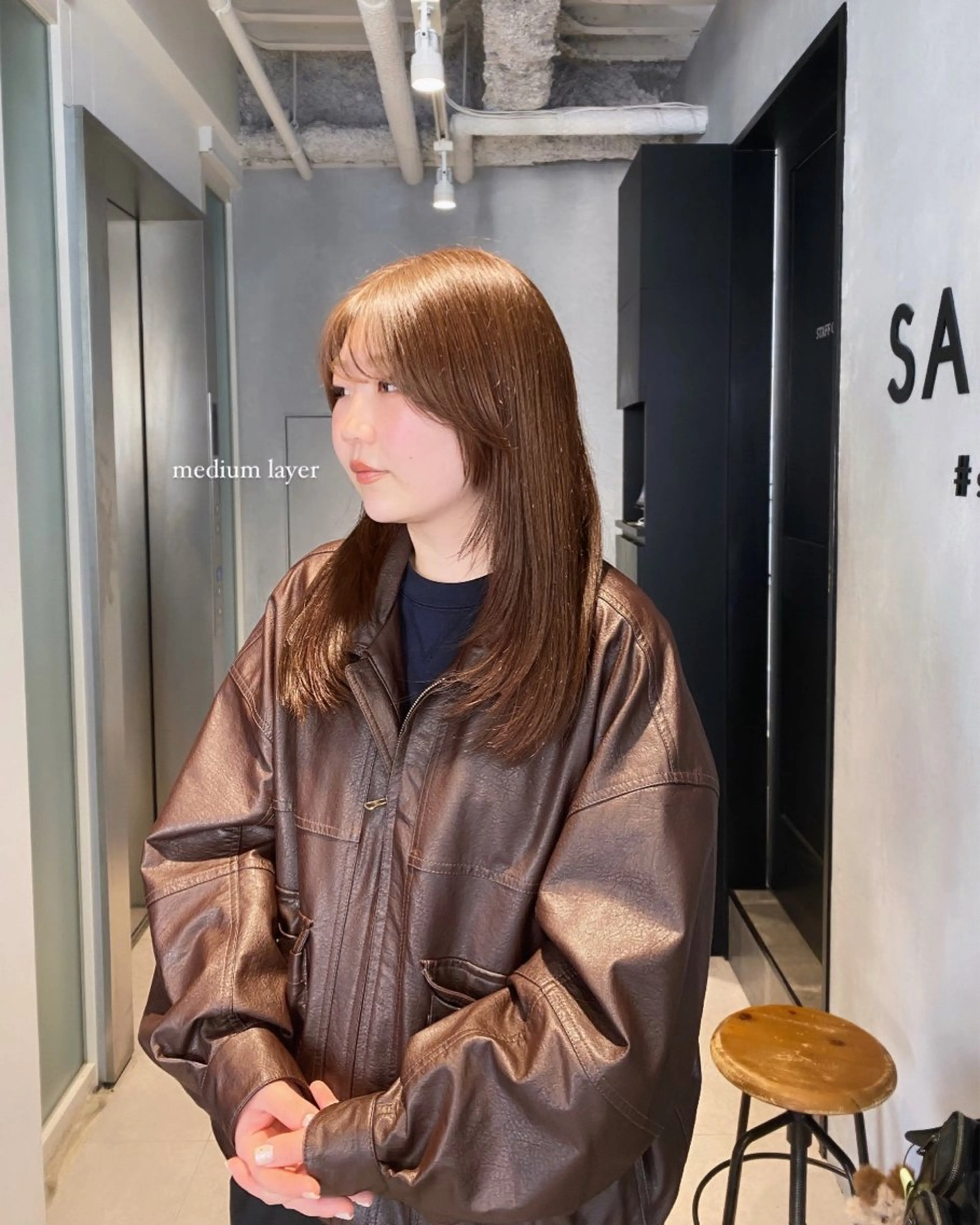 セミロング カラー カット ヘアカラー salowin JIYUGAOKA所属・マンツーマン半個室 tamuraのヘアスタイル