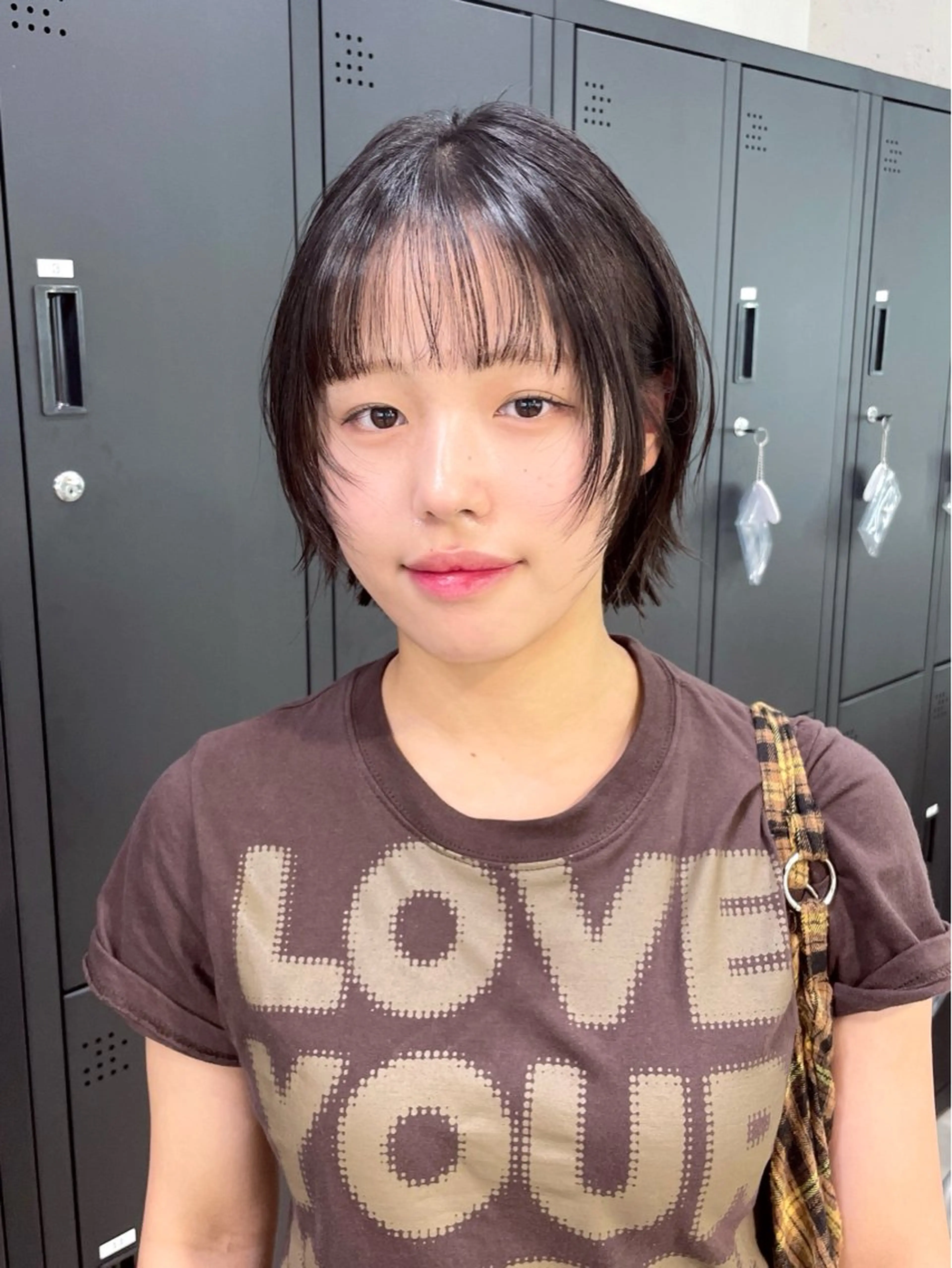 ショート ボブレイヤー ボブ レイヤーカット カット yu-kaハッシュ カット/韓国レイヤーのヘアスタイル