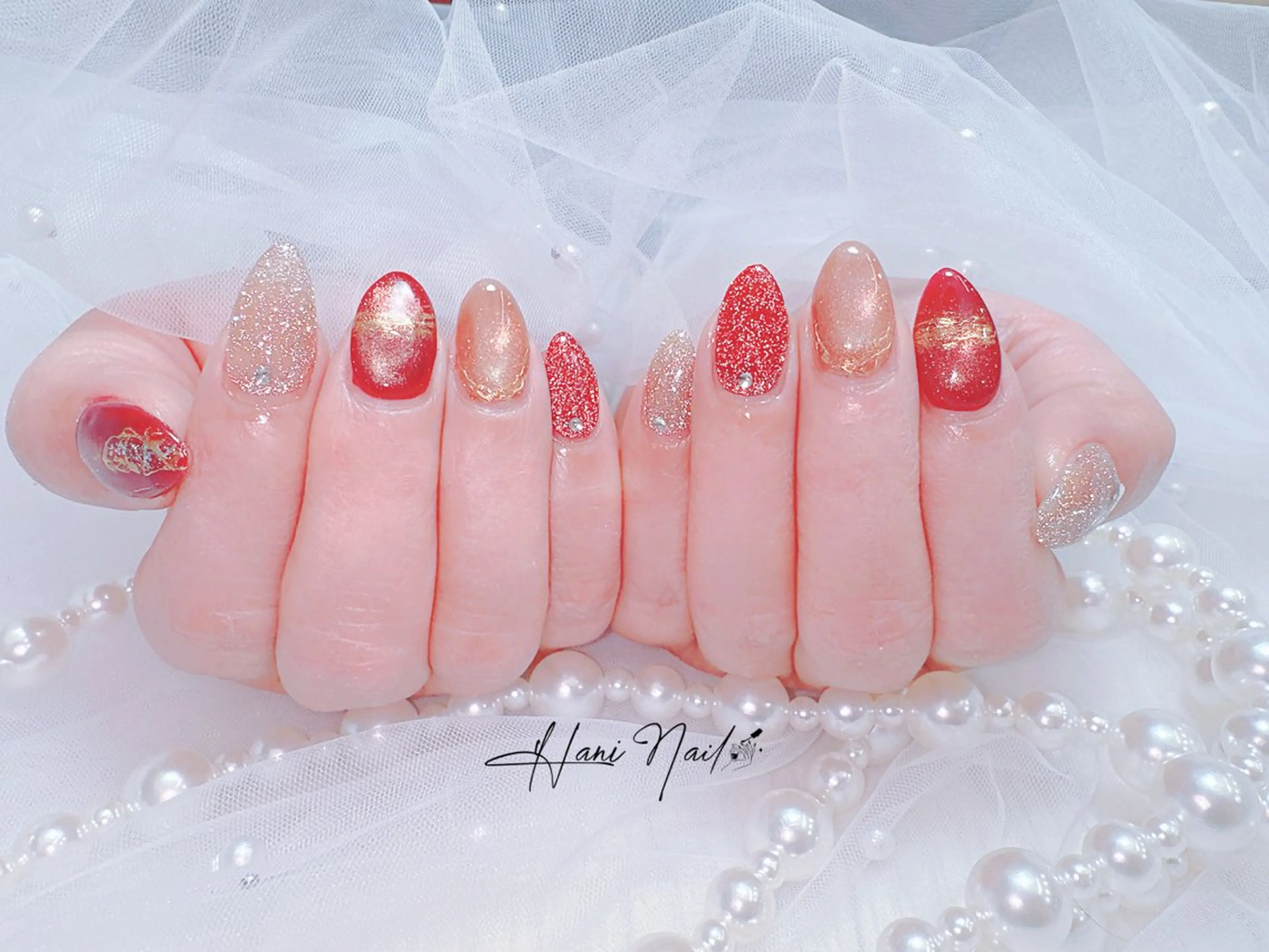 ネイル ハンドネイル Hani Nail 三ノ宮【ハニネイル】所属・Hani Nail 【ハニネイル】のネイルデザイン