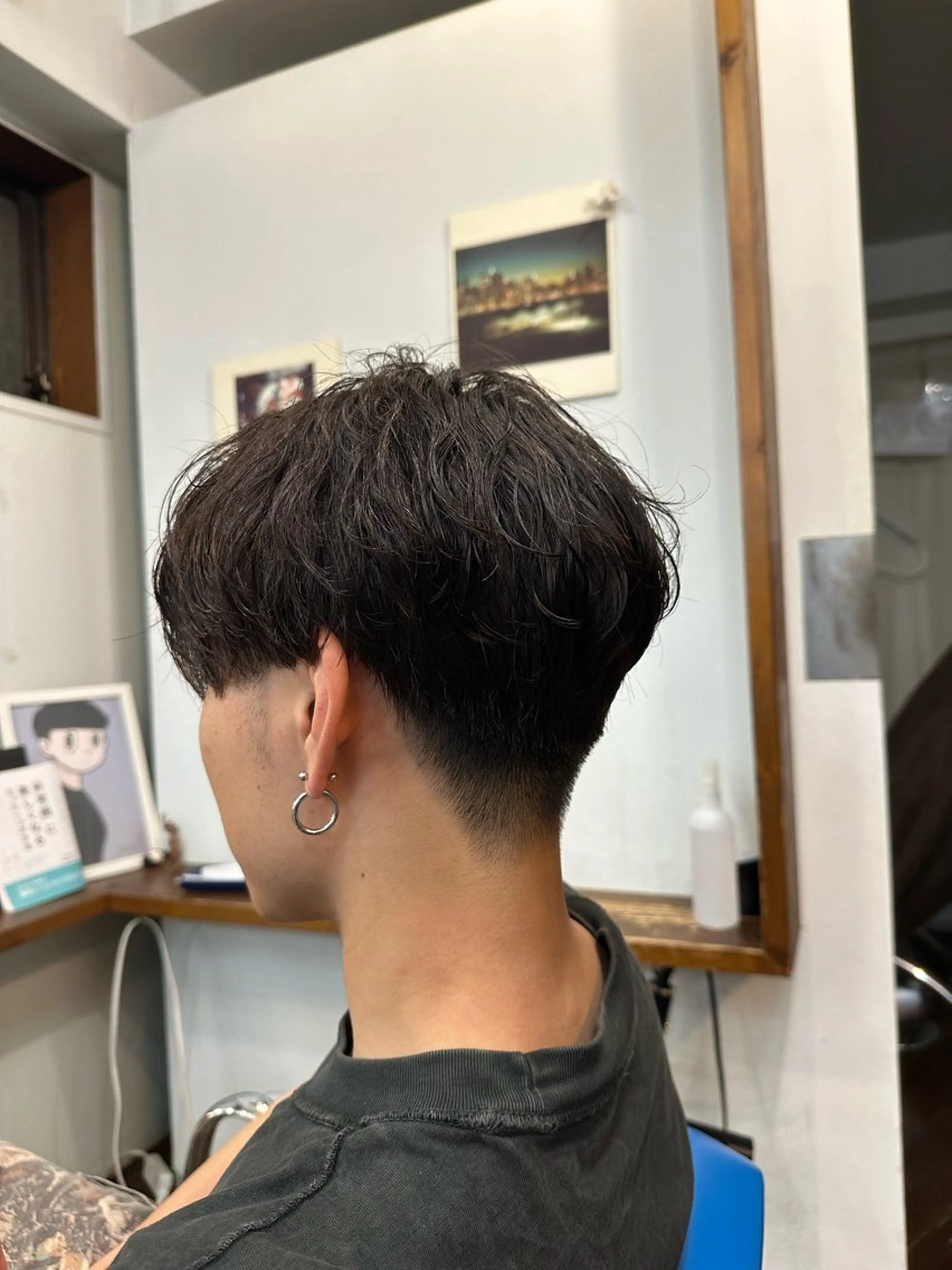 ショート メンズ メンズパーマ ASTRO design of hair所属・メンズ/似合わせ✂️ 田中 梨瑚のヘアスタイル