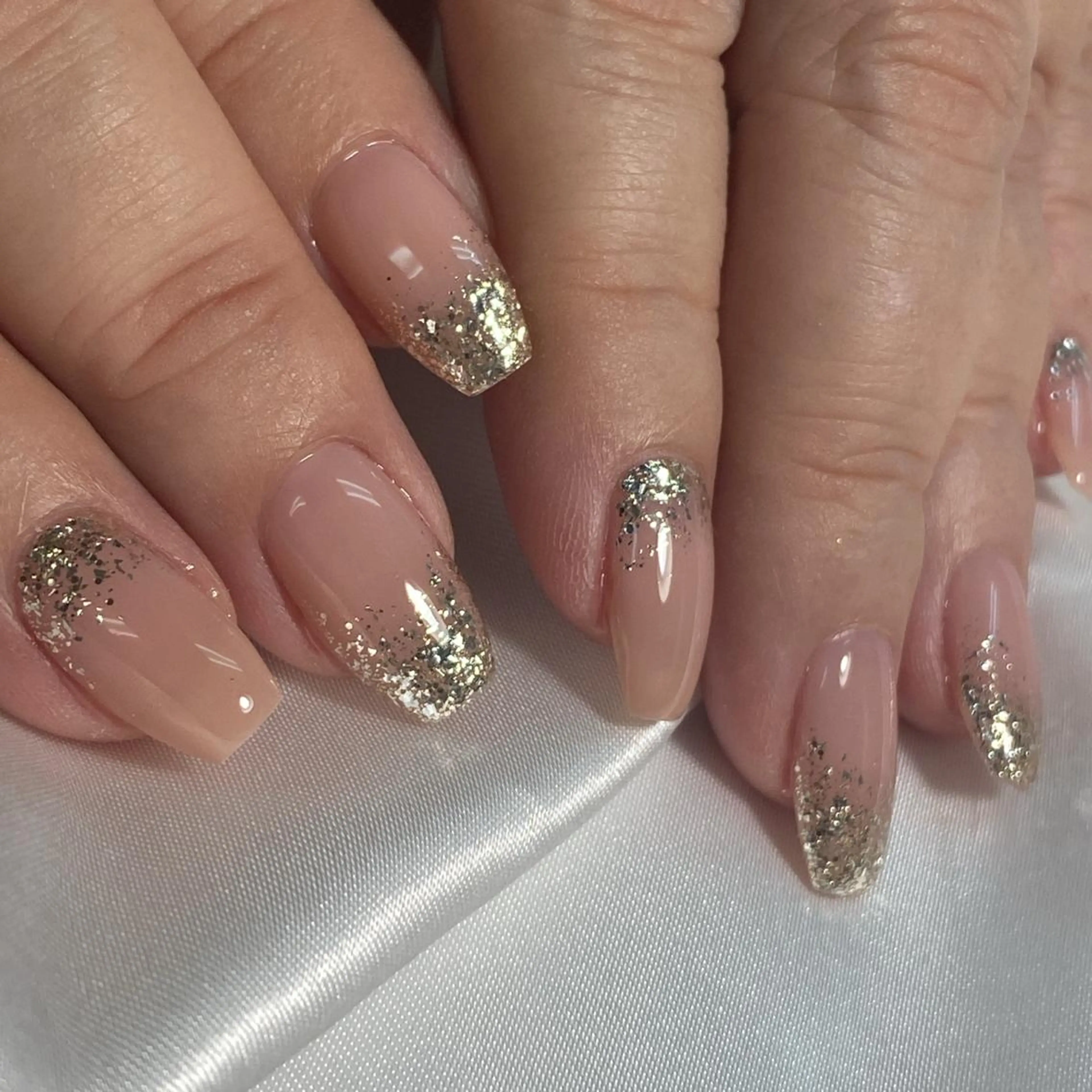 ネイル ラメ(グリッター) ワンカラーネイル belle所属・belle mimiのネイルデザイン