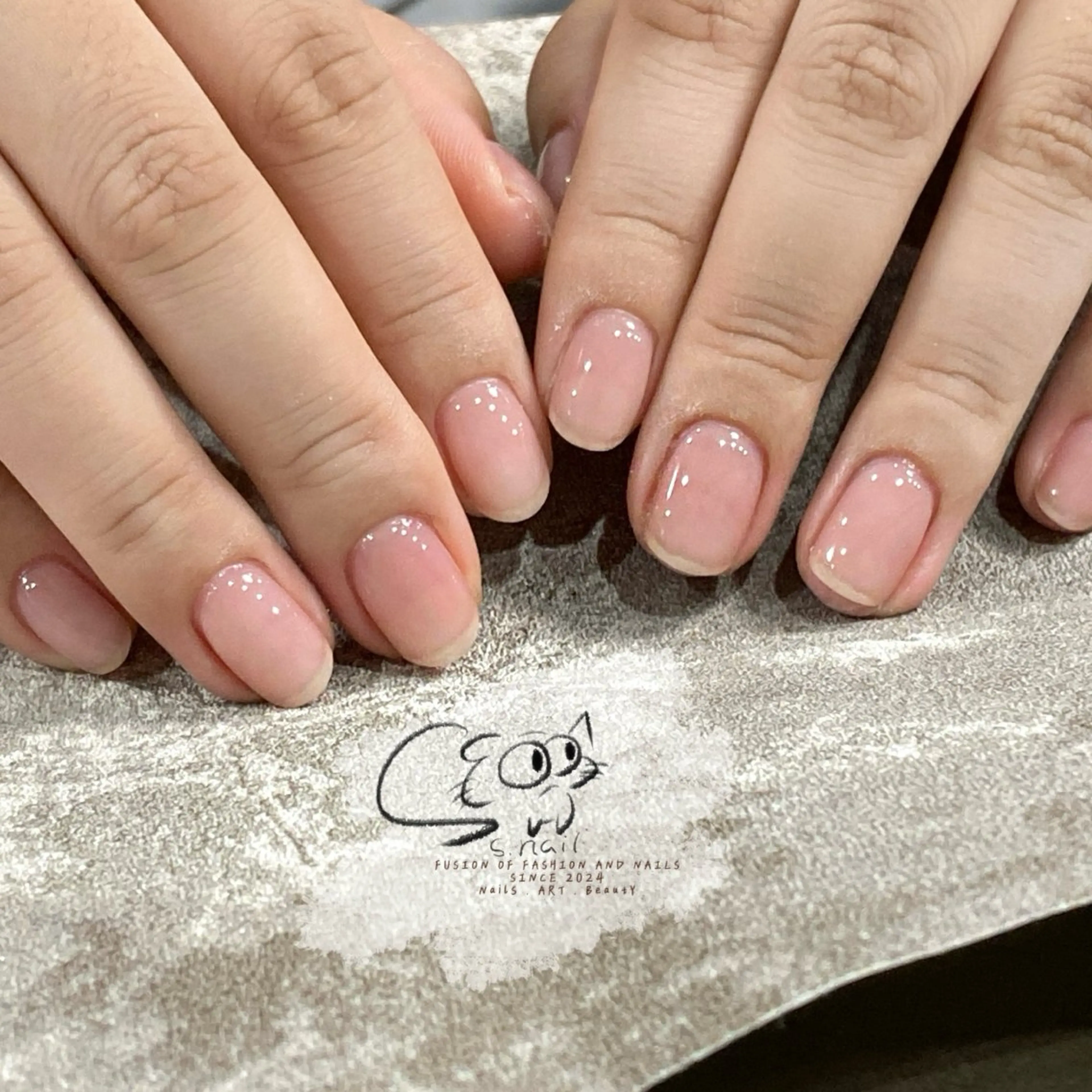 ネイル チークネイル フレンチネイル グラデーション マグネットネイル ワンカラーネイル ハンドネイル S.nail所属・S.nail _のネイルデザイン