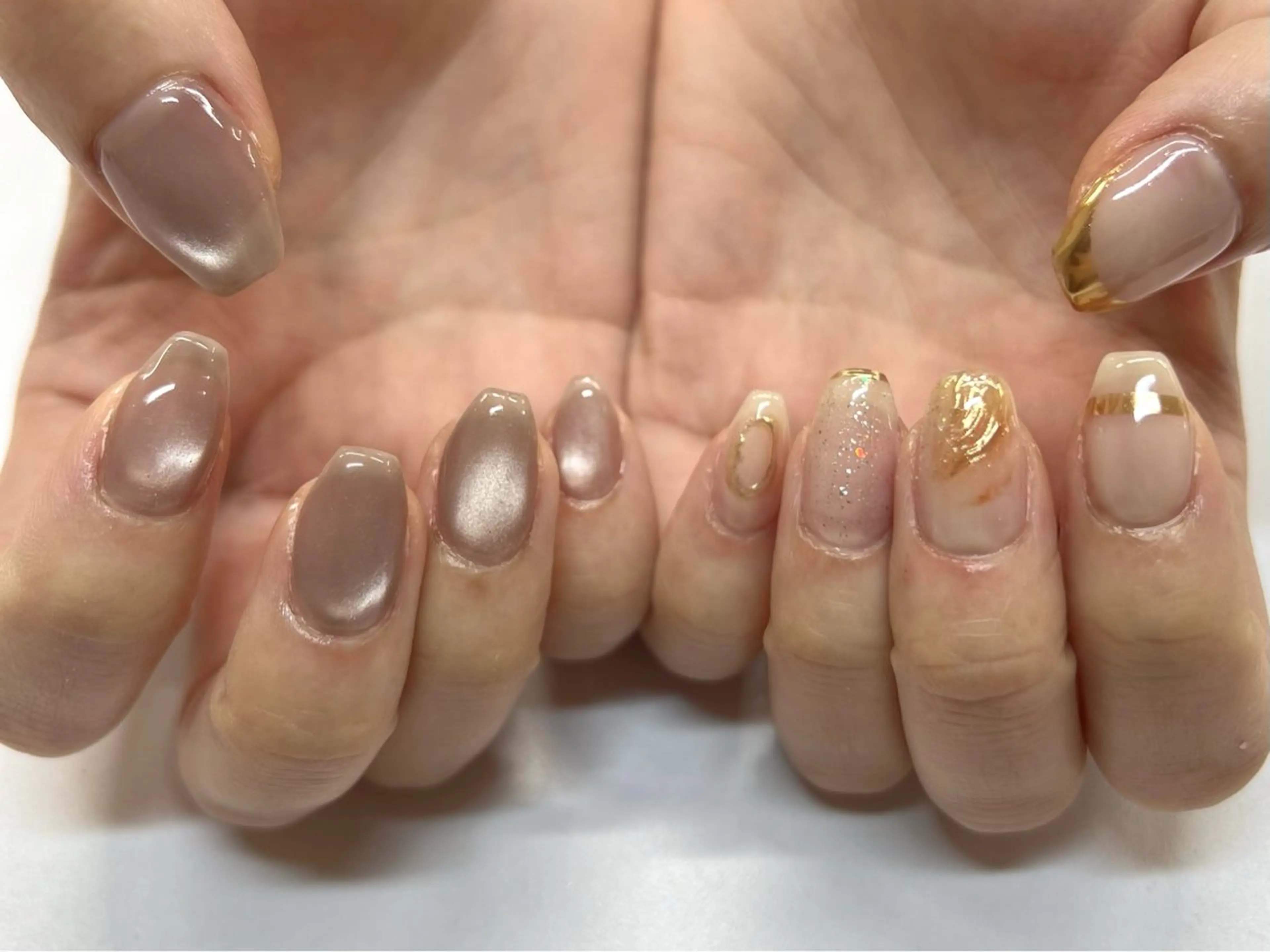 ネイル ハンドネイル パラジェル認定サロン Nail salon ibelu　恵比寿西口店 【ネイルサロン　イベル】所属・_ YUIのネイルデザイン