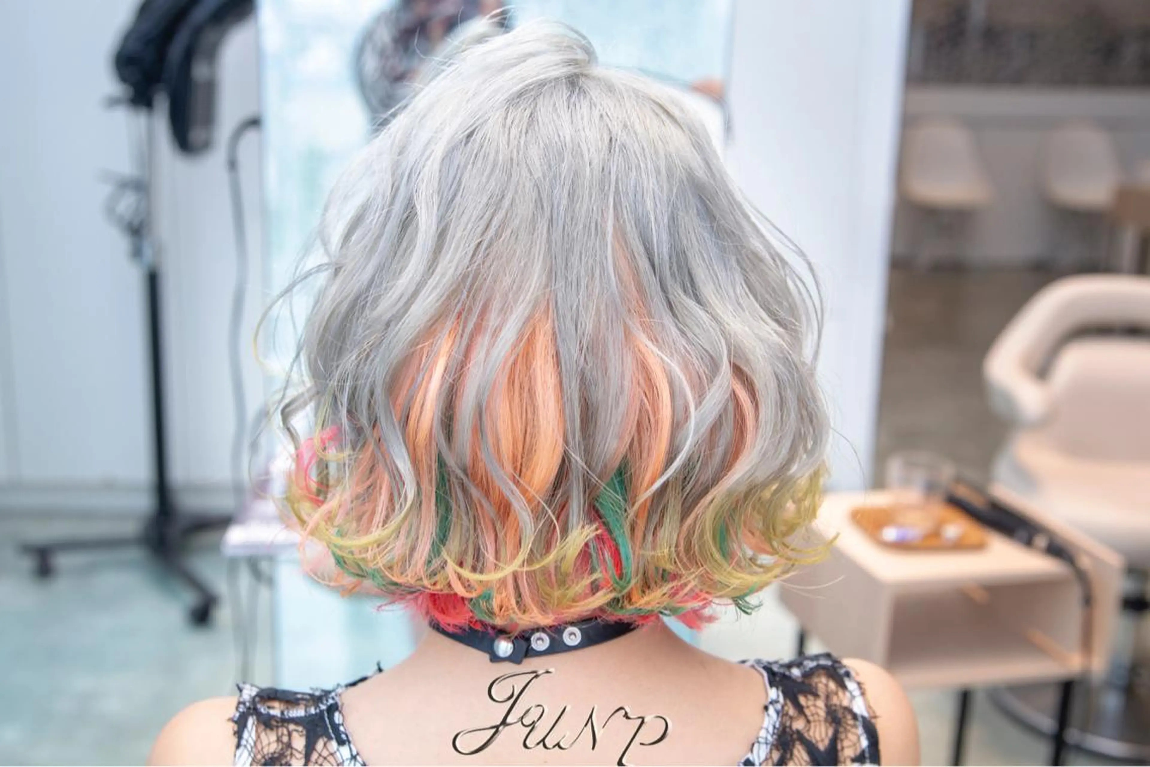 ミディアム カラー Re:ta Hair 飯田淳平のヘアスタイル