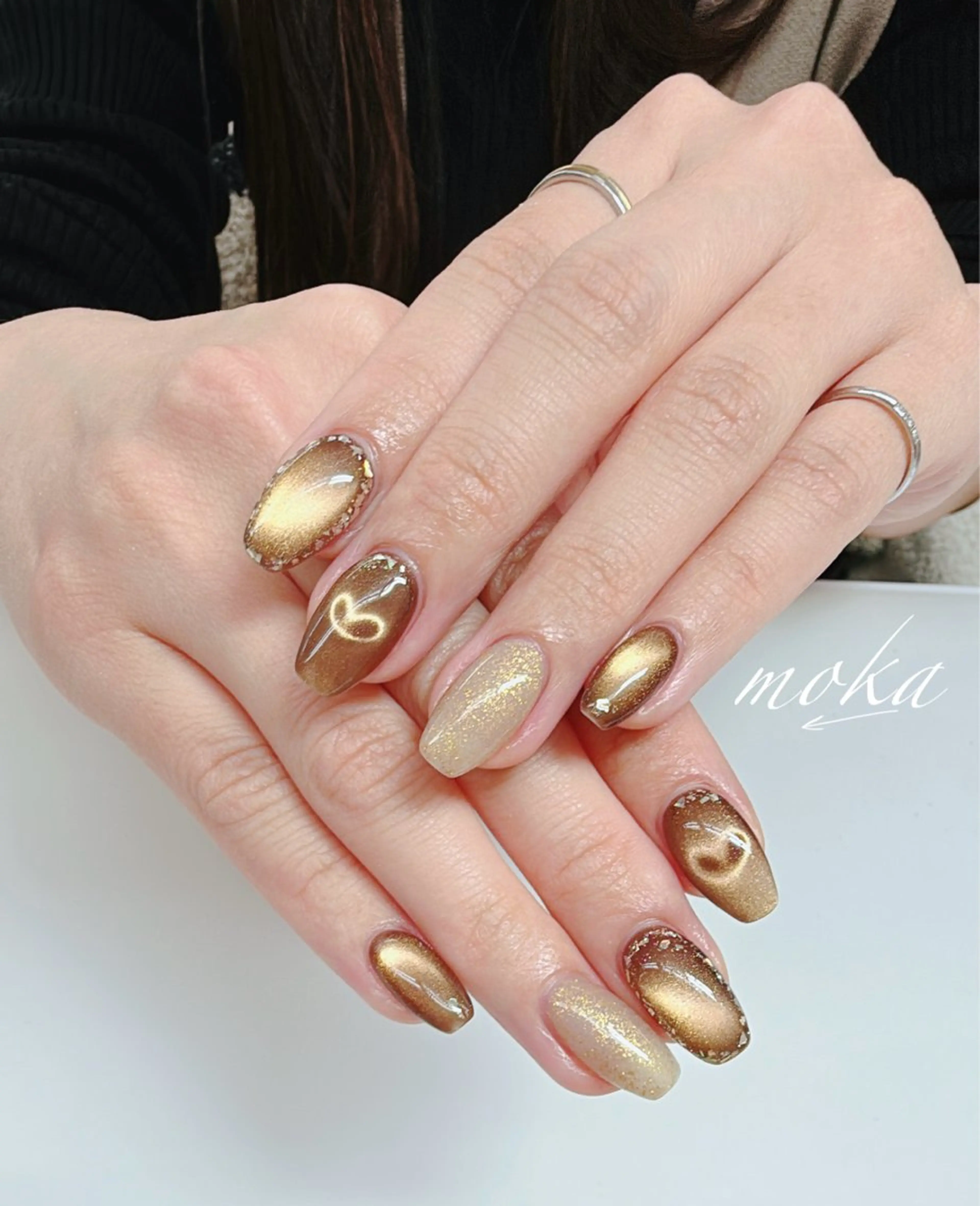 ネイル 胡蝶蘭レディースサロ ンNailMOKAのネイルデザイン