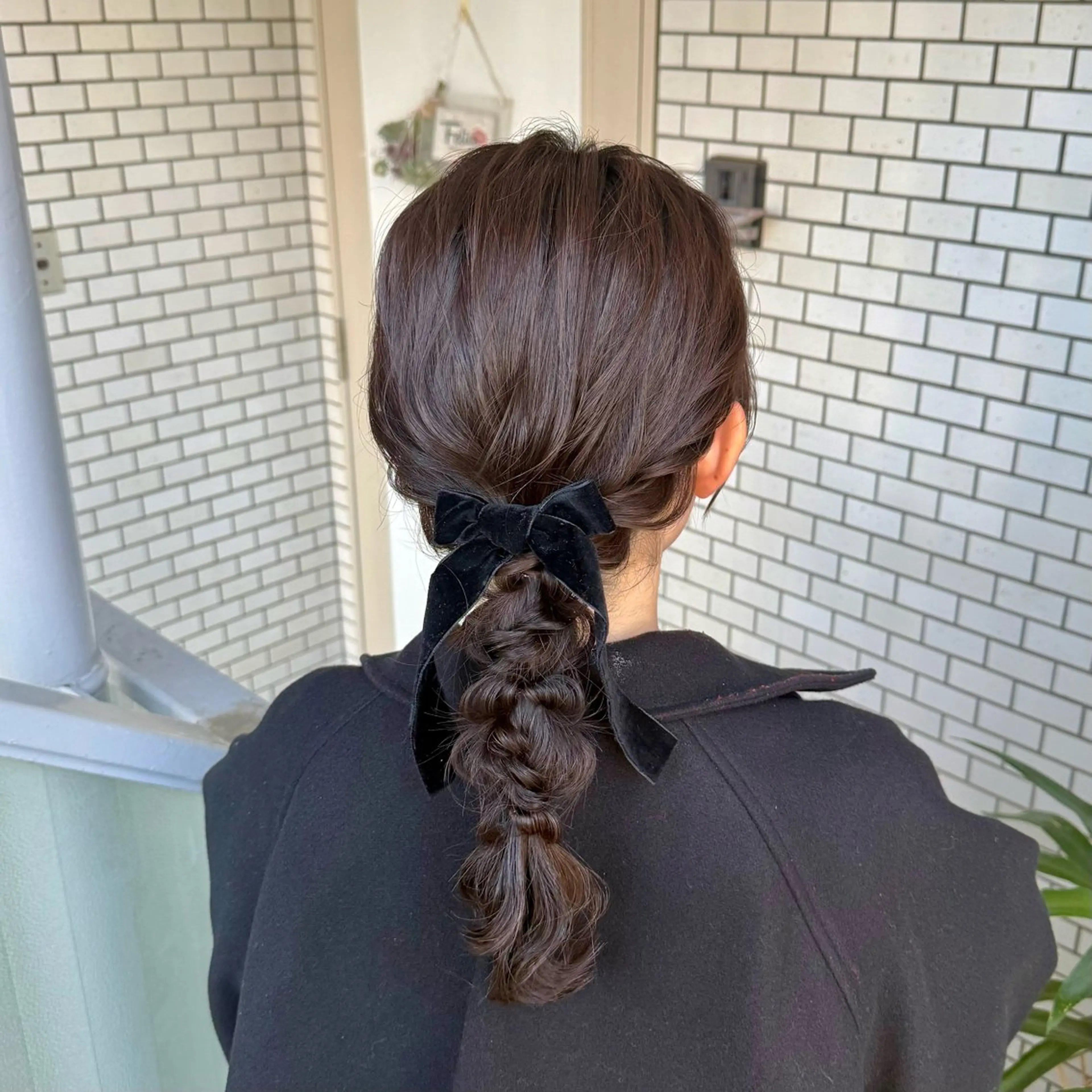 ミディアム ヘアアレンジ 成人式 ハーフアップ 結婚式・ブライダル デート 卒業式のヘアスタイル ヘアセット 褒められヘアメイク /‎ボブ女子🐶みおのその他イメージ