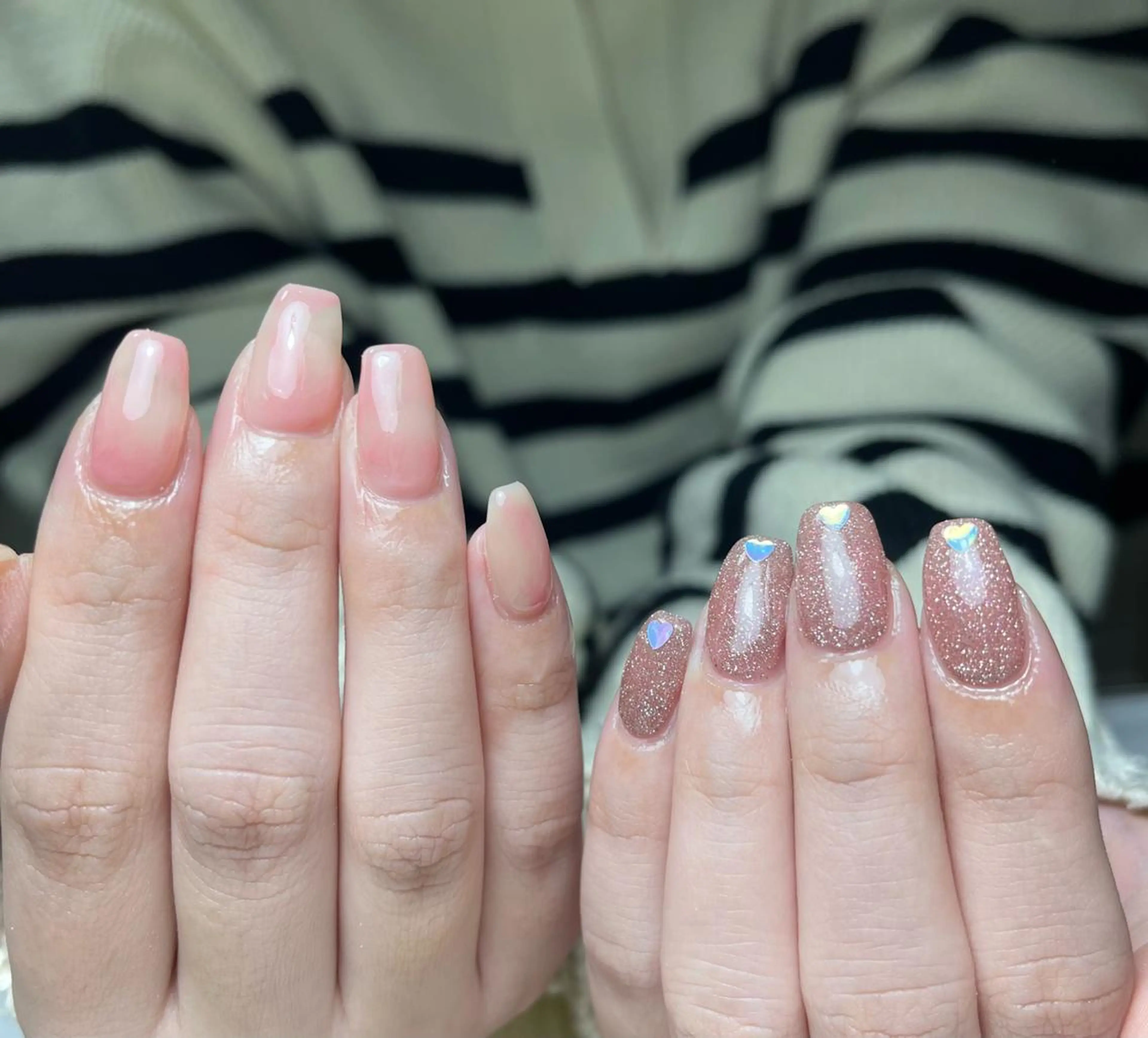 ネイル ハンドネイル ki🍒🍒 ki ツルツルネイルのネイルデザイン