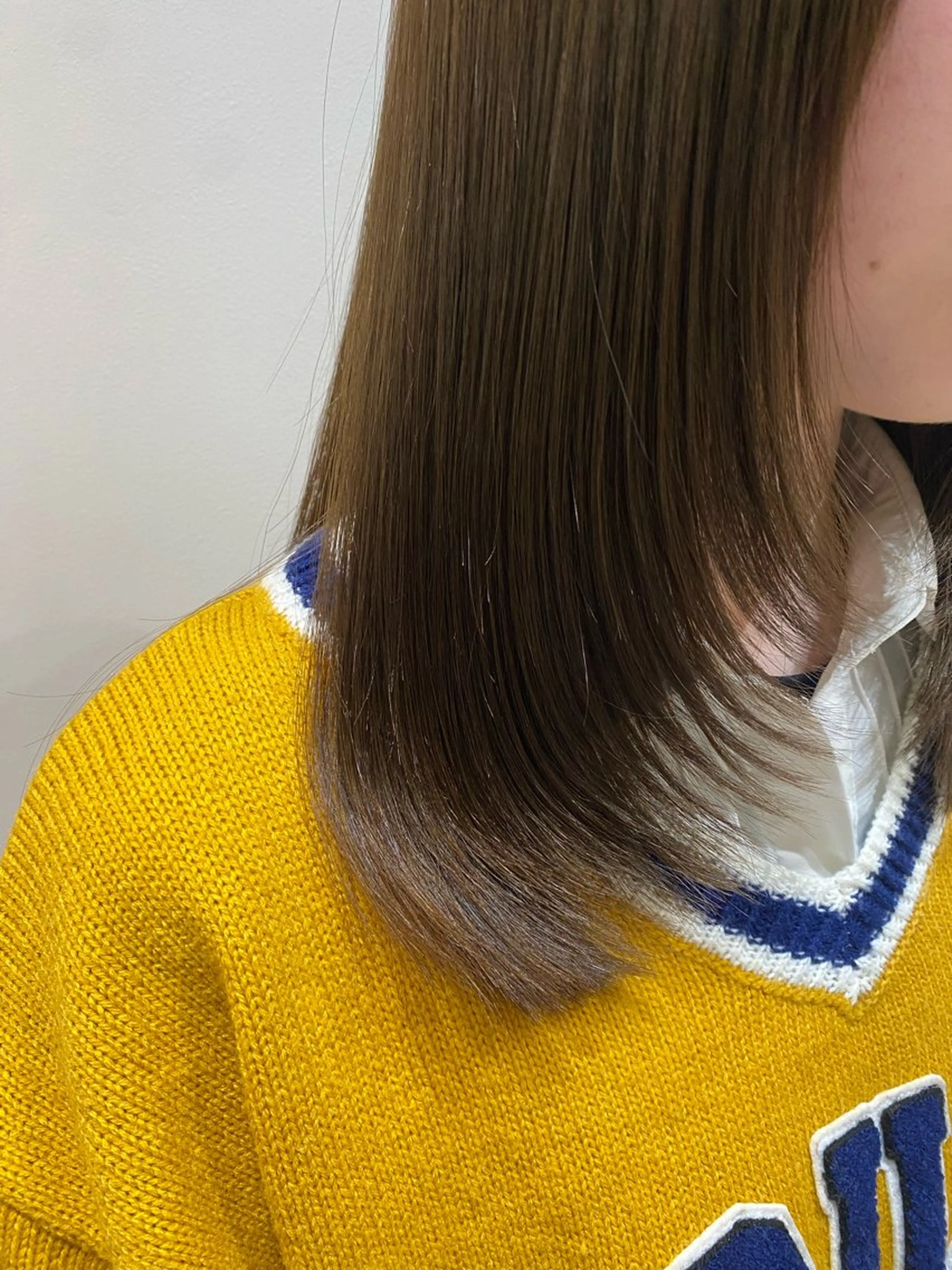 ミディアム カラー カット ヘアカラー トリートメント ♡オシャ髪♡AI ✂️newi町田のヘアスタイル