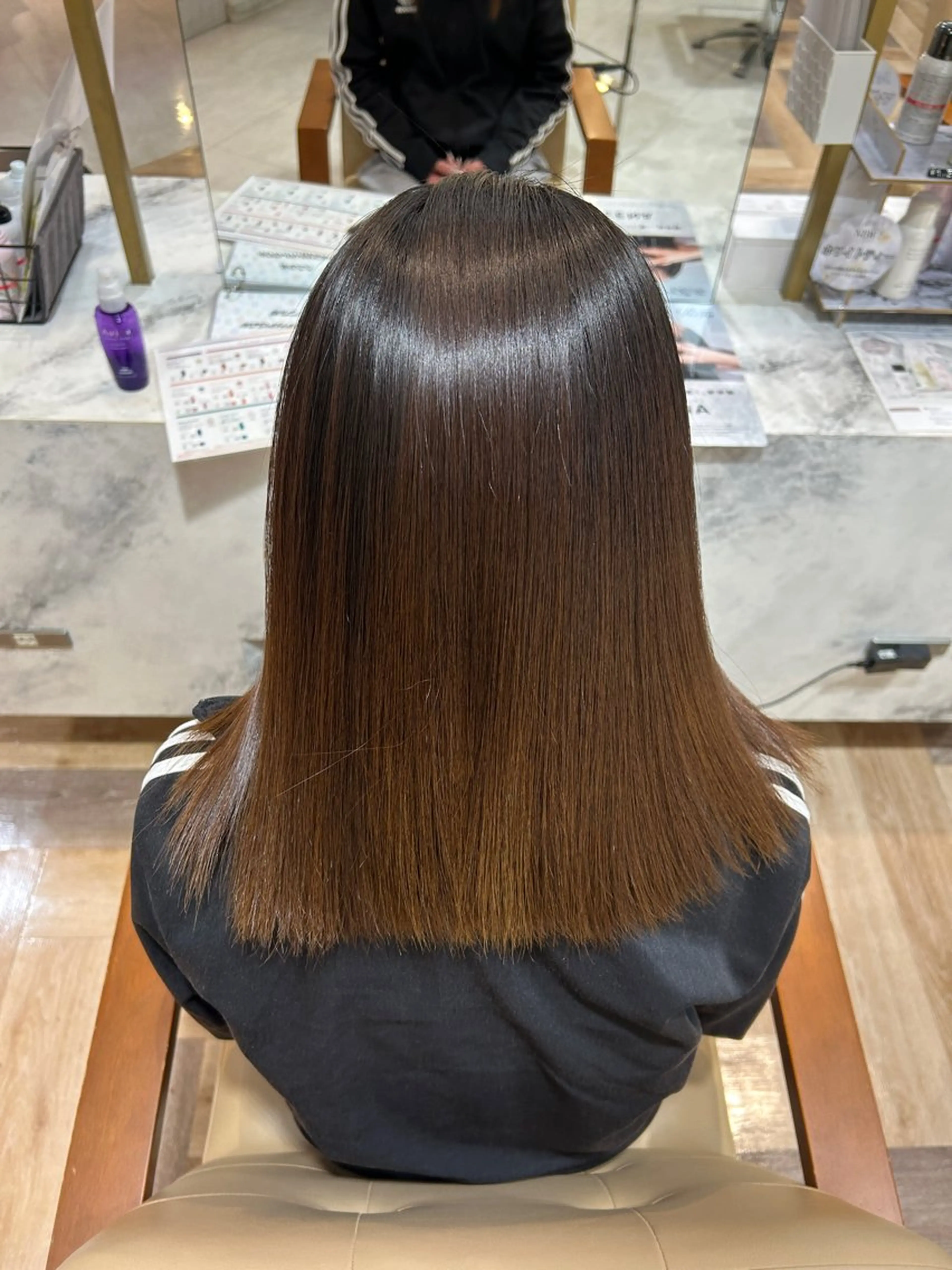 似合わせカット＋ラグジュアリー髪質改善トリートメントの写真