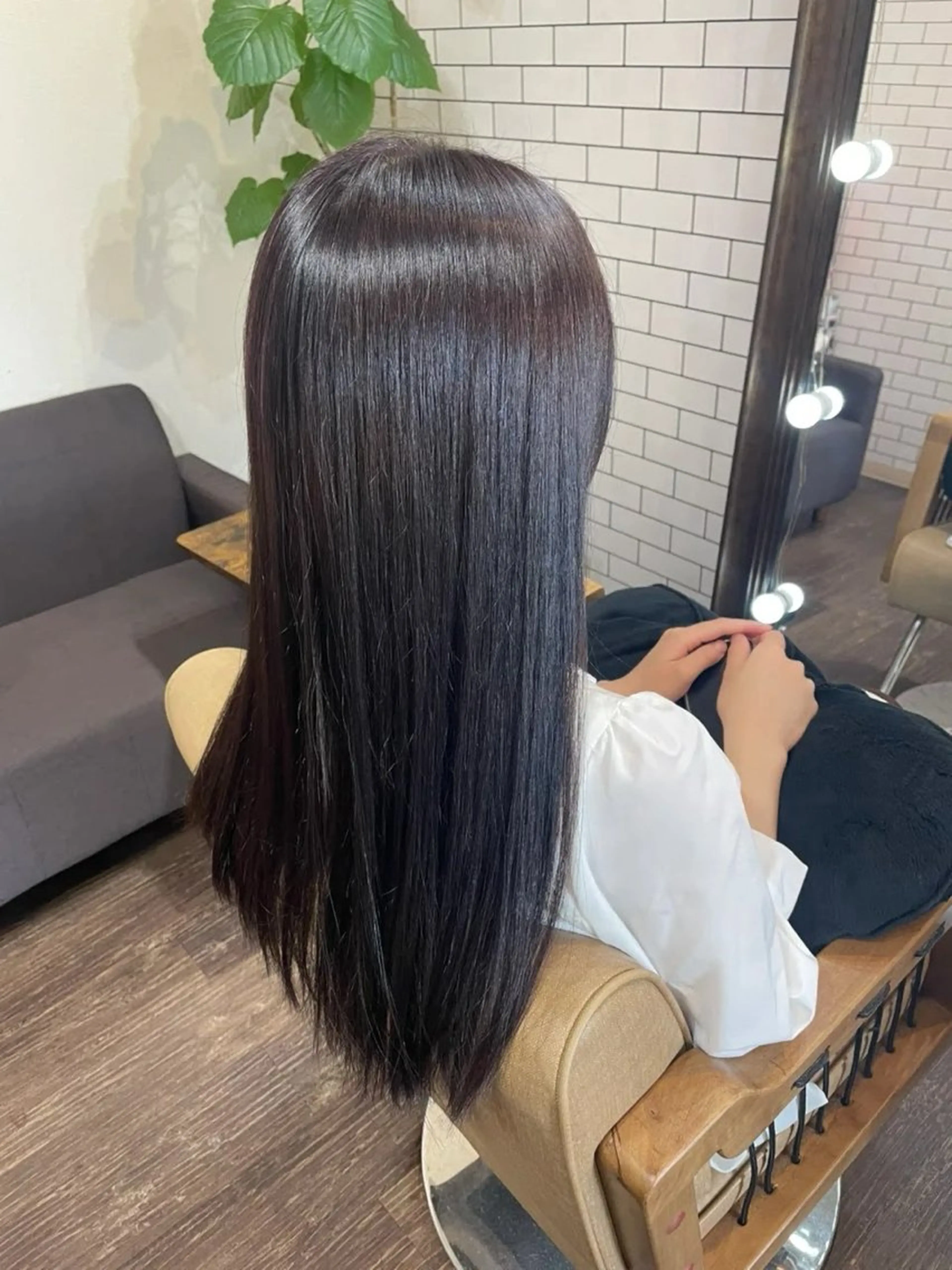 ロング カラー 田中 春菜のヘアスタイル