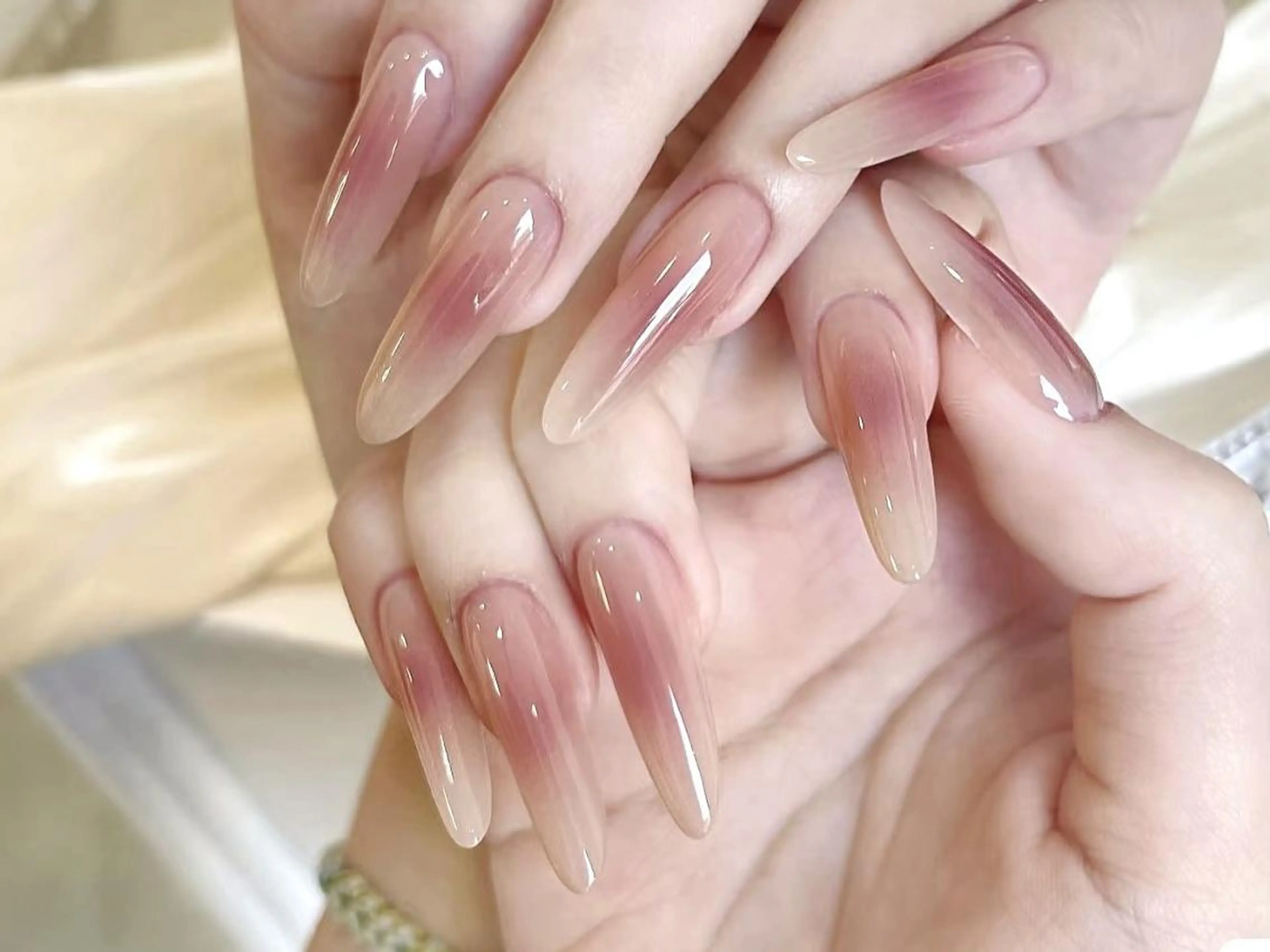 ネイル アートネイル チークネイル フレンチネイル ジェルネイル ガーリー ハンドネイル ハンドケア 🎀Sense Nail池袋店🎀のネイルデザイン