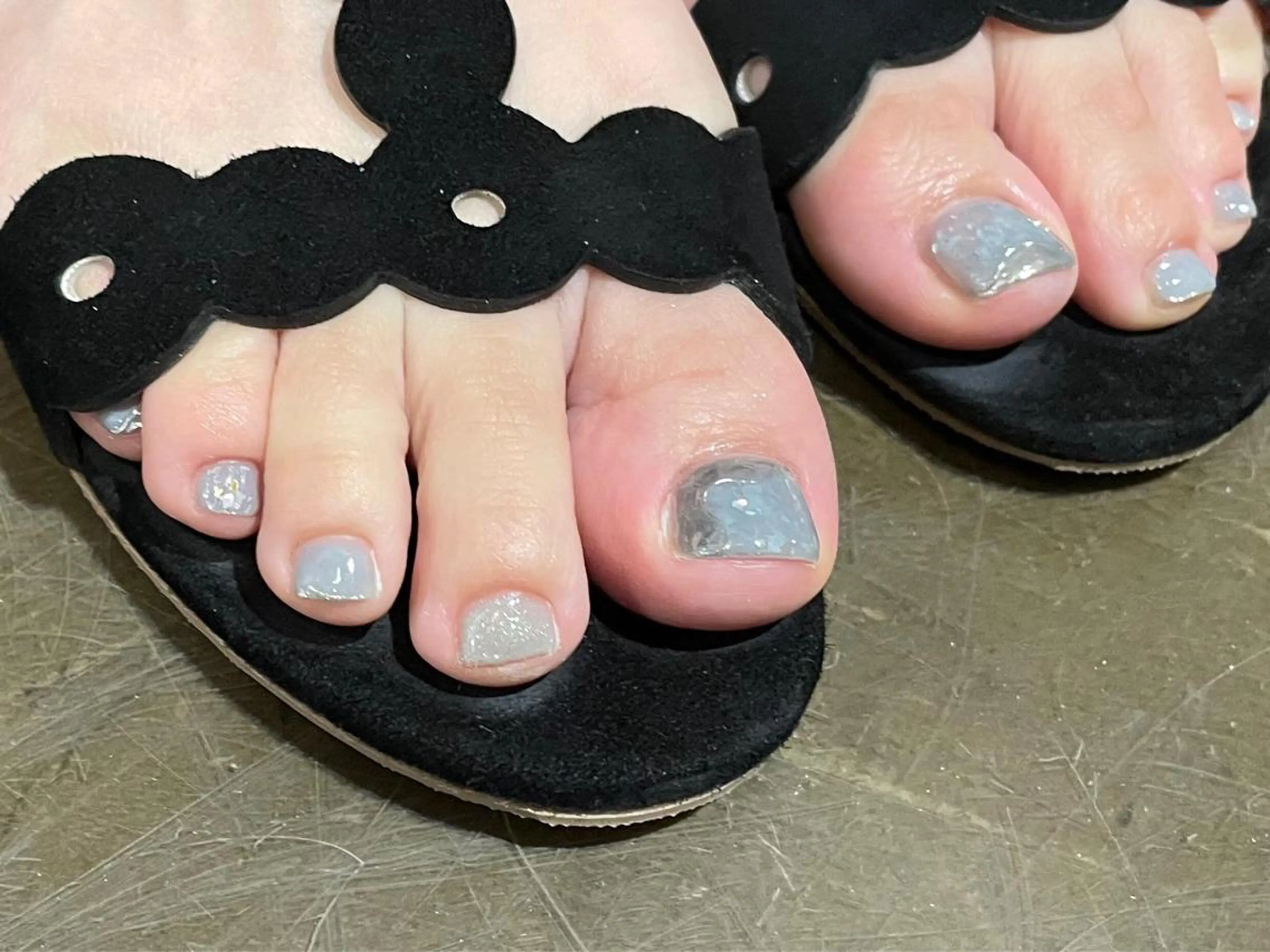 ネイル ブルー cachette mのネイルデザイン