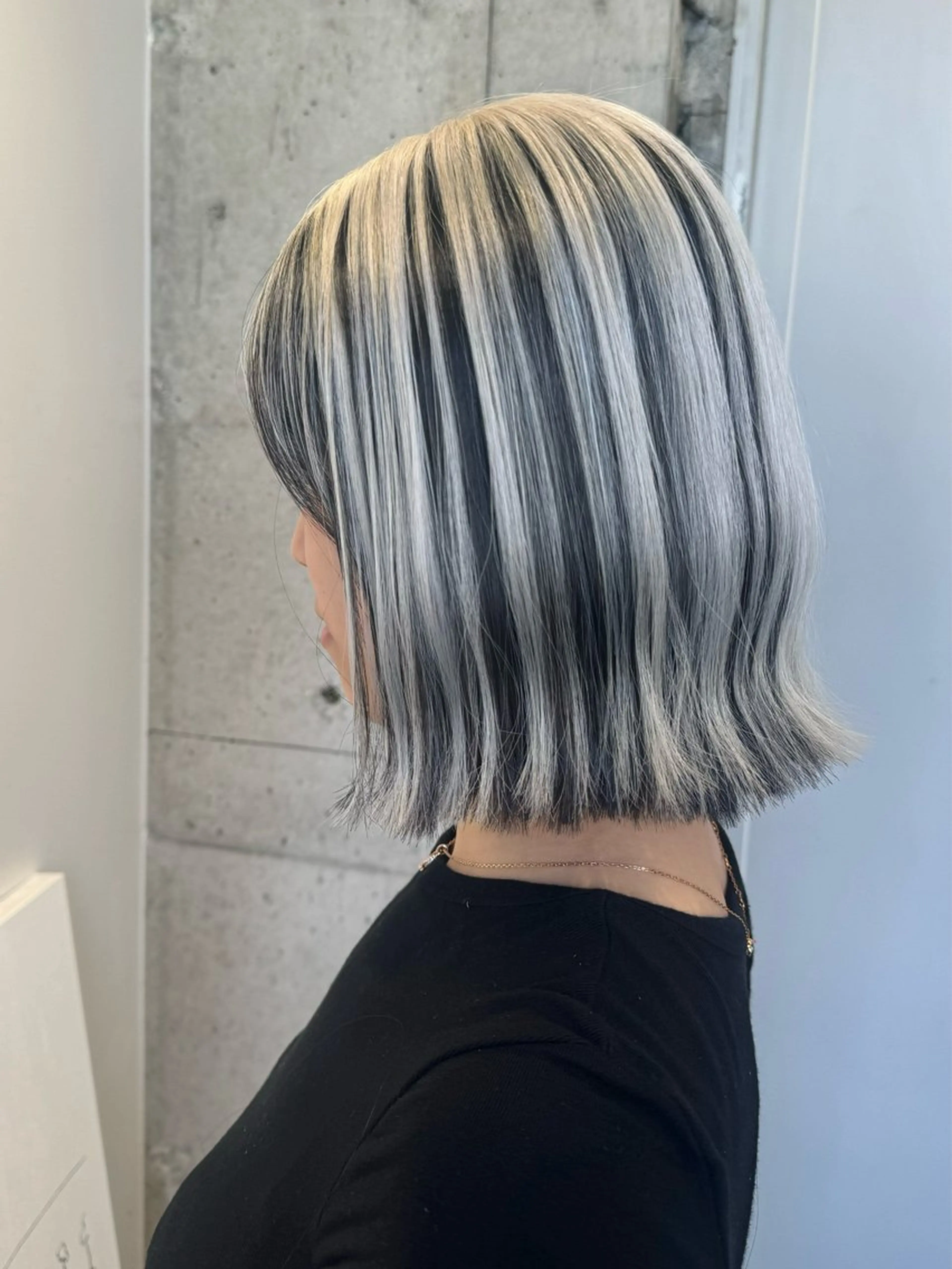 ミディアム ケアカラー 髪質改善 似合わせカット 【NEWI 天王寺店 】 Fukaのヘアスタイル