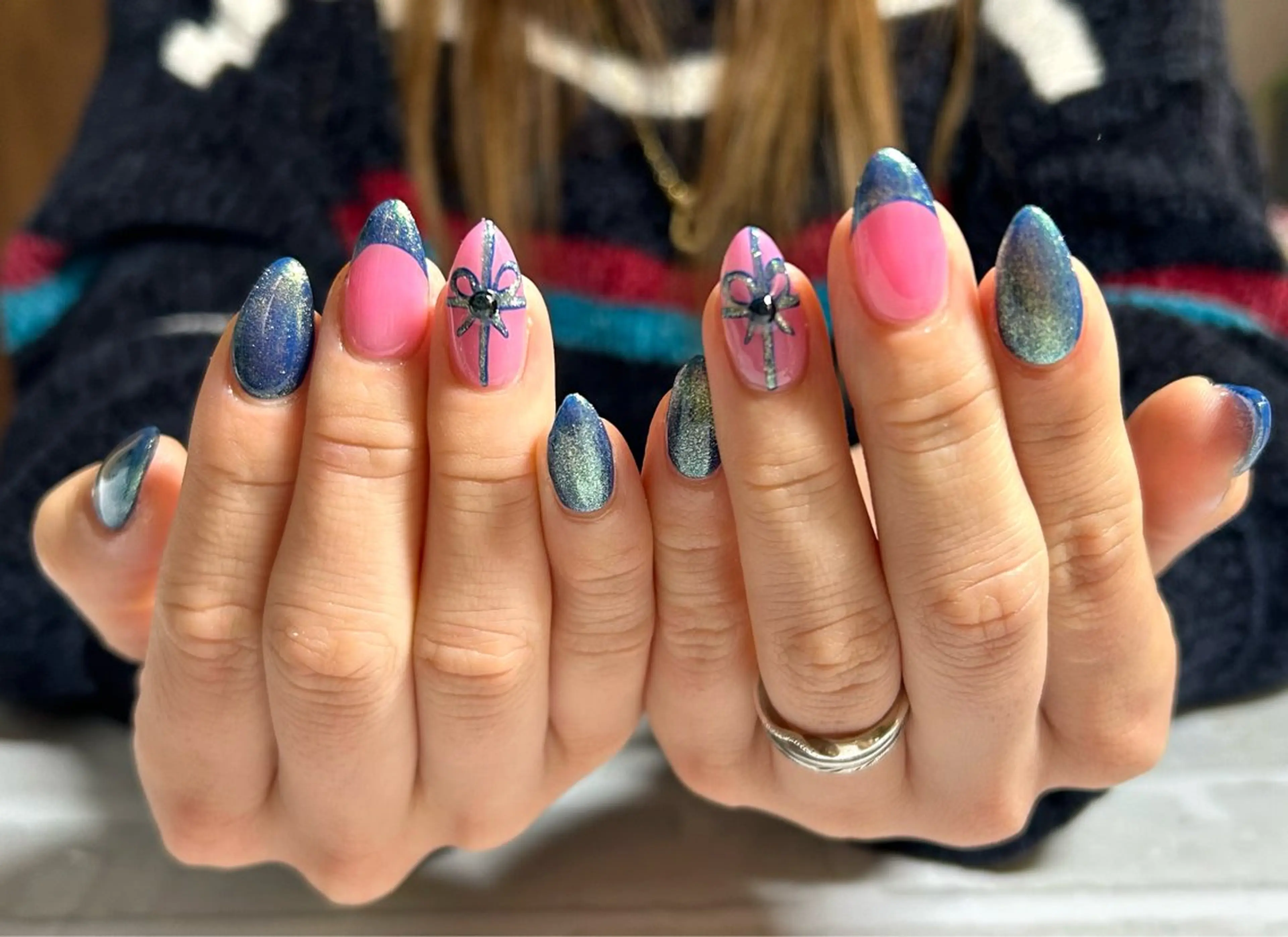 ミディアム ハンドネイル 2dy所属・2DY NAIL SALONのネイルデザイン