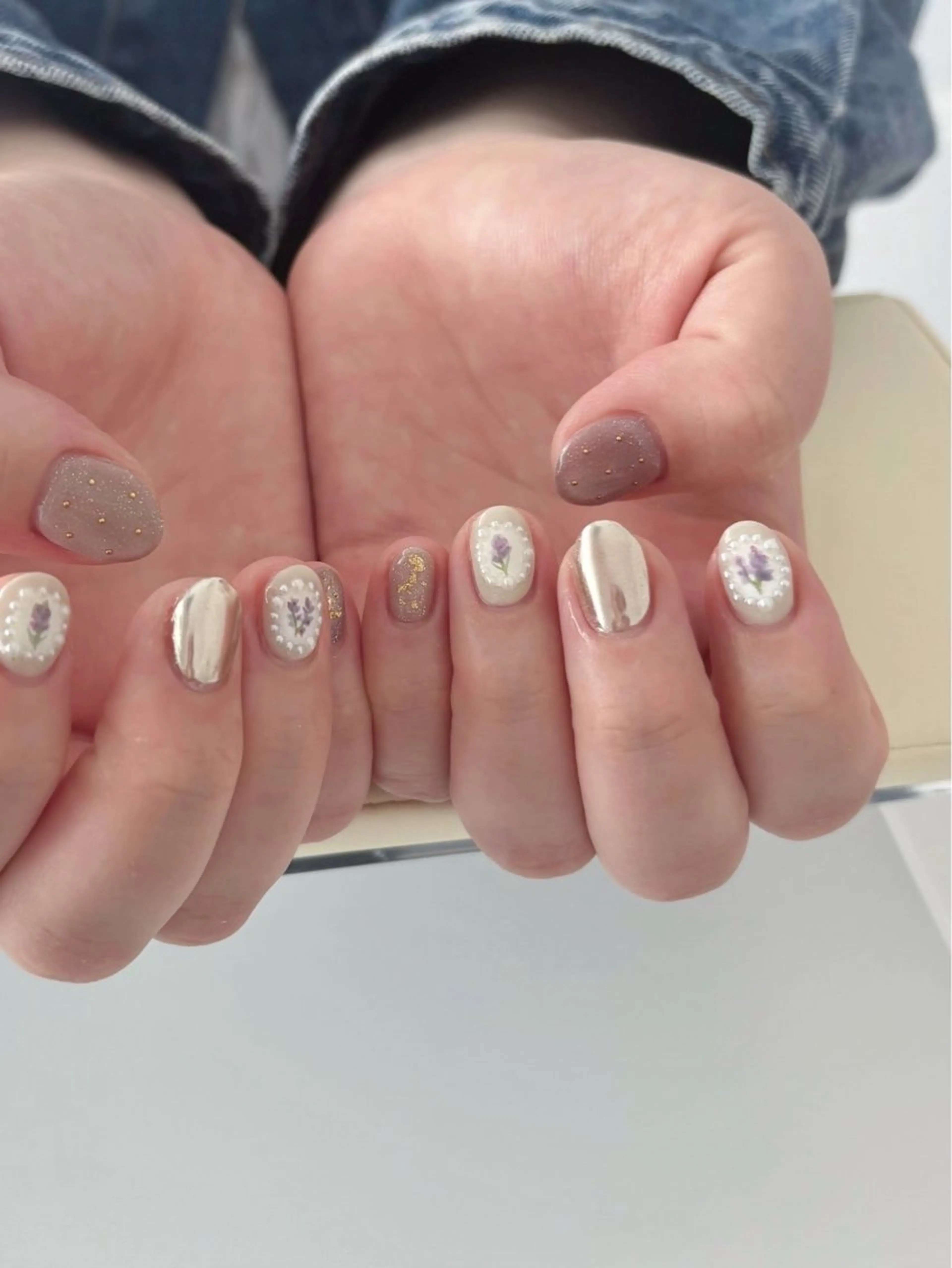 ネイル ハンドネイル my little 𖠿 .゜のネイルデザイン