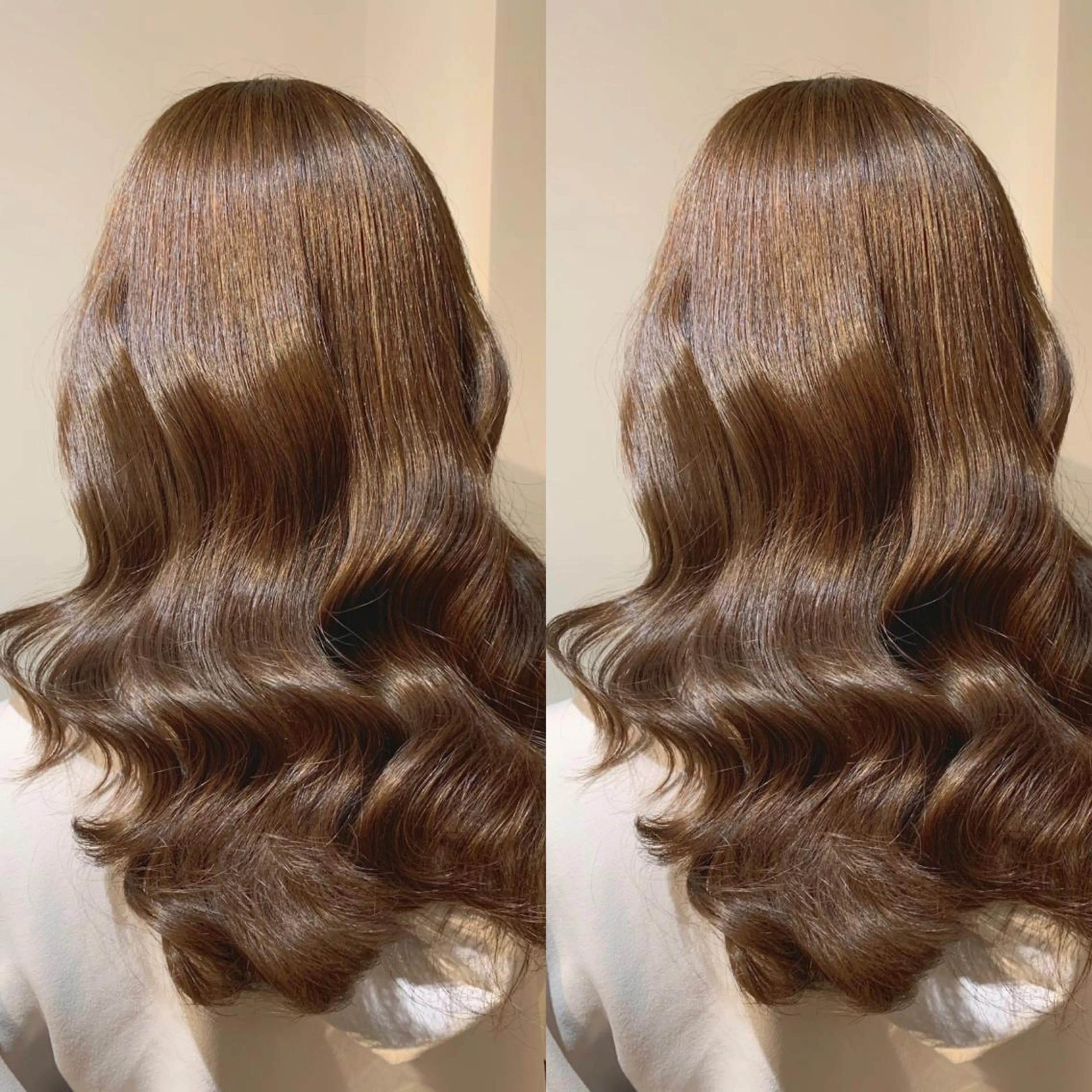 セミロング カラー 髪質改善特化 ミサワコウキのヘアスタイル