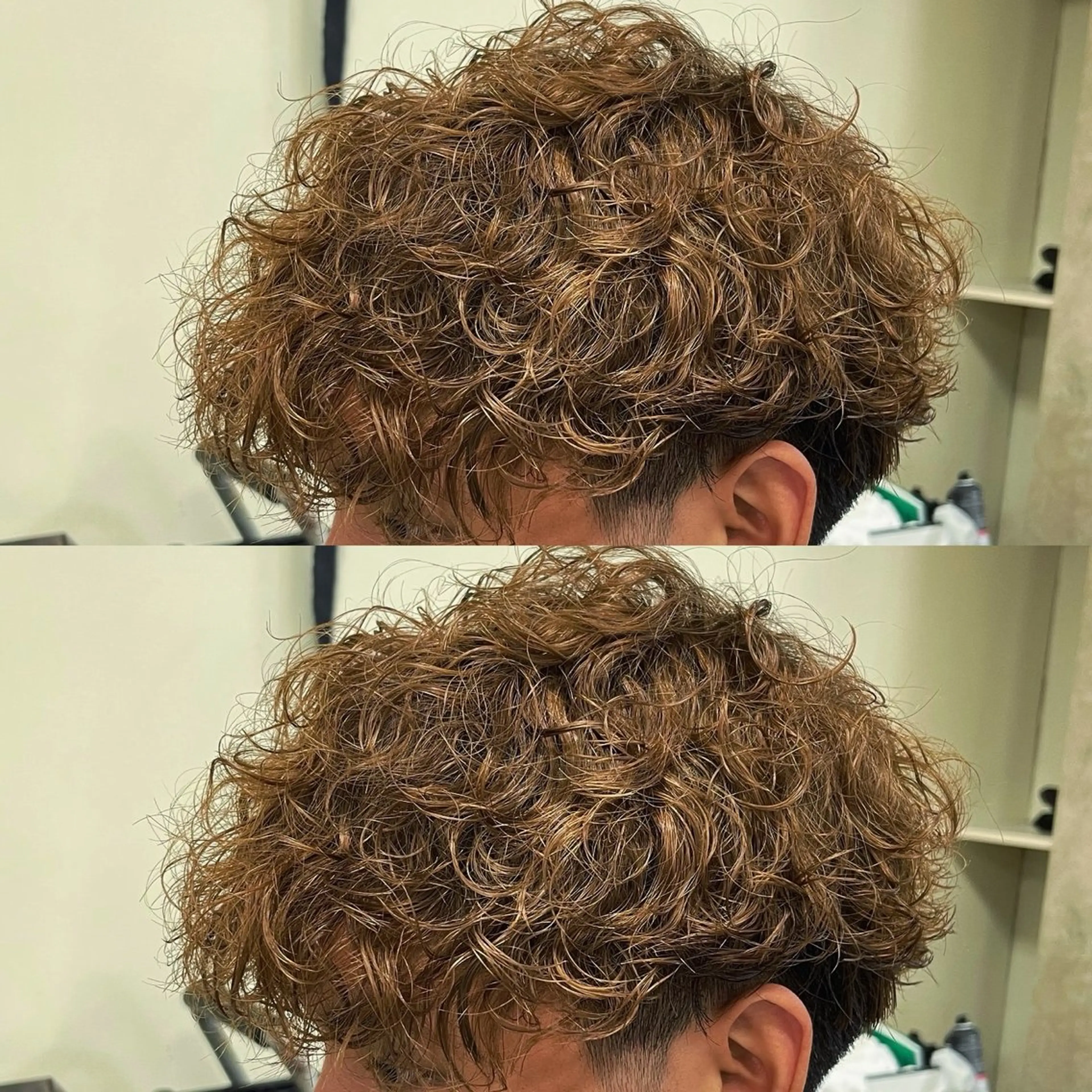 パーマ メンズ スペインカール CARE SHINSAIBASHI所属・縮毛・酸性ストレート 専門 今井のヘアスタイル