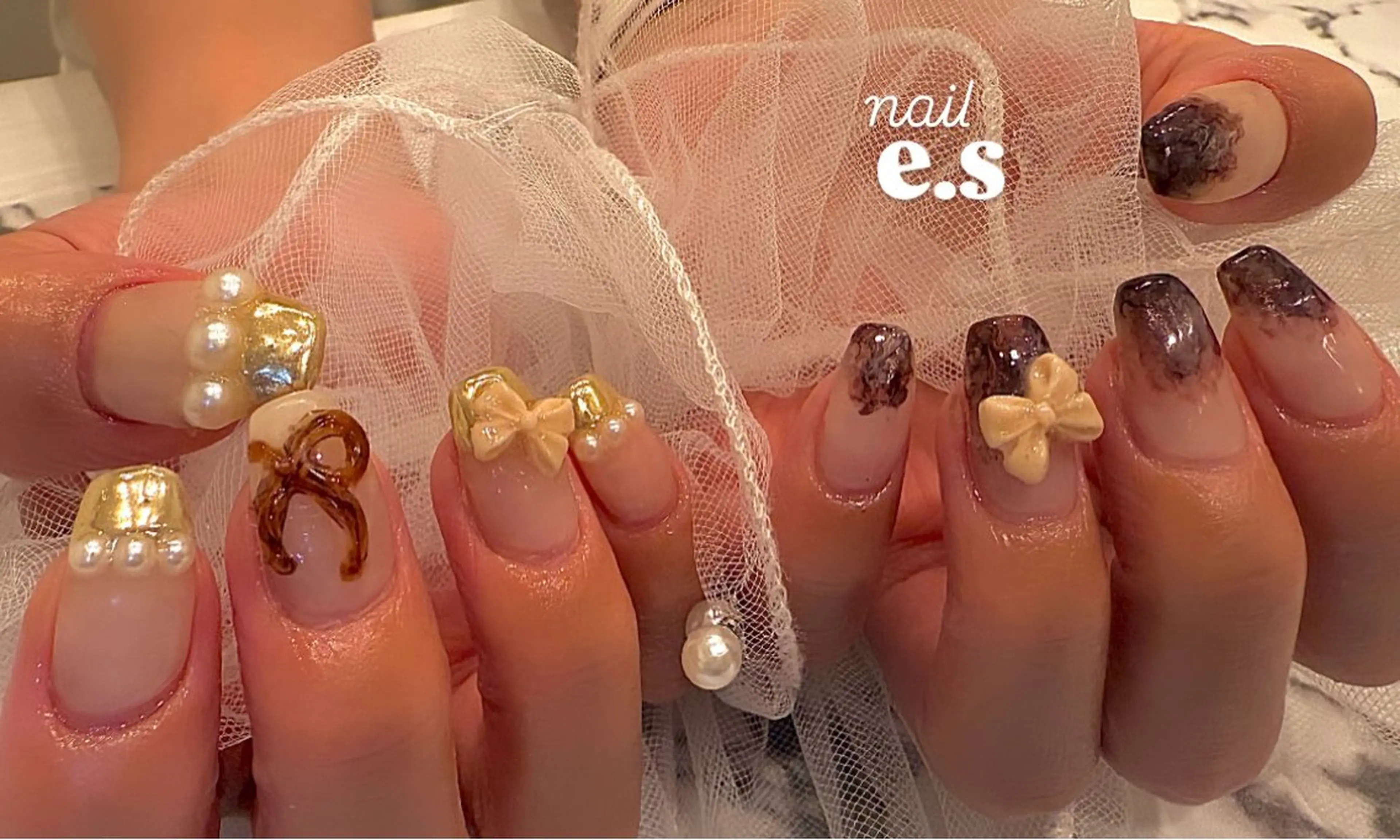 ネイル ニュアンスネイル ハンドネイル nail e.sのネイルデザイン