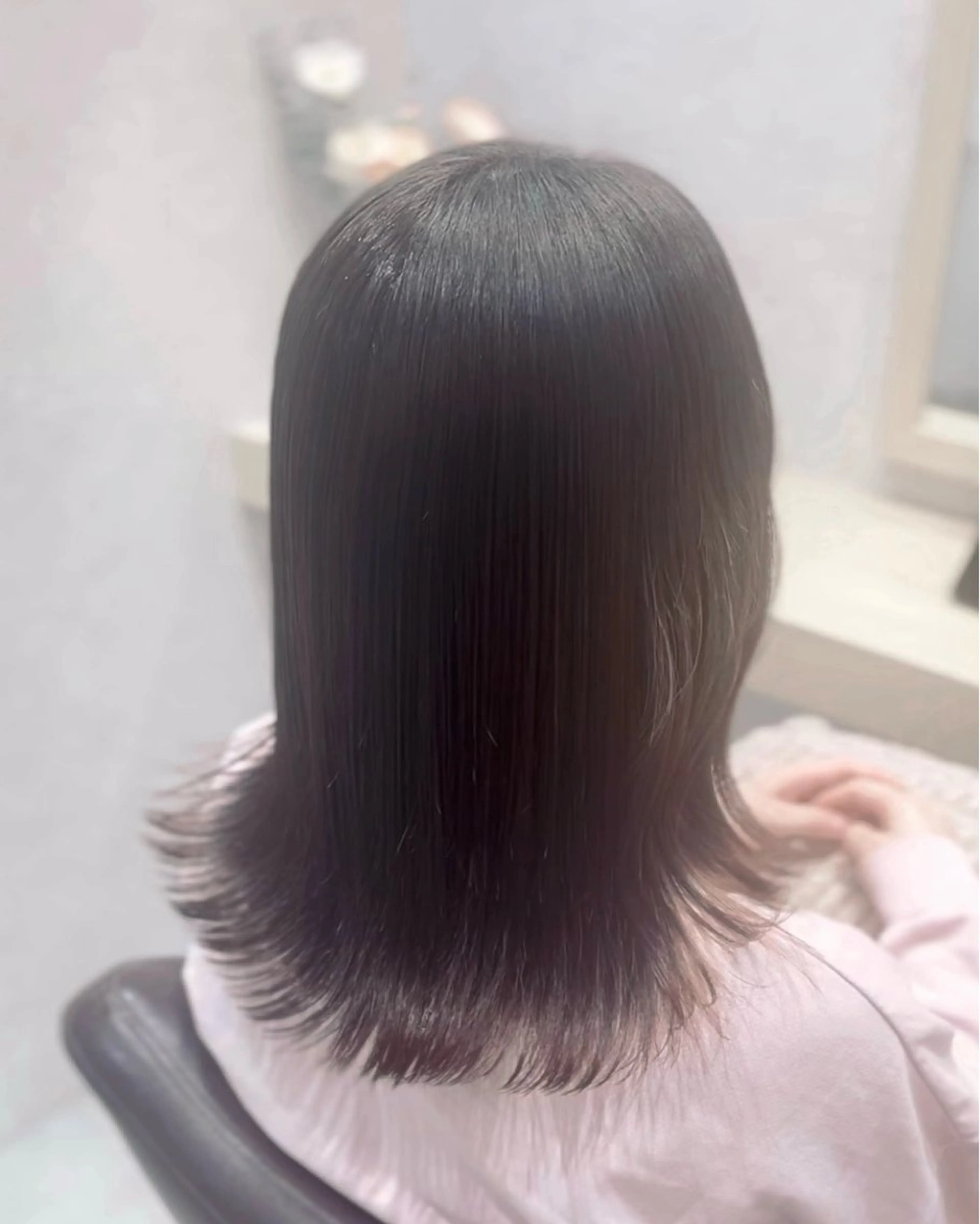 ミディアム カラー suzuka/透明感 カラー 美髪縮毛矯正のヘアスタイル