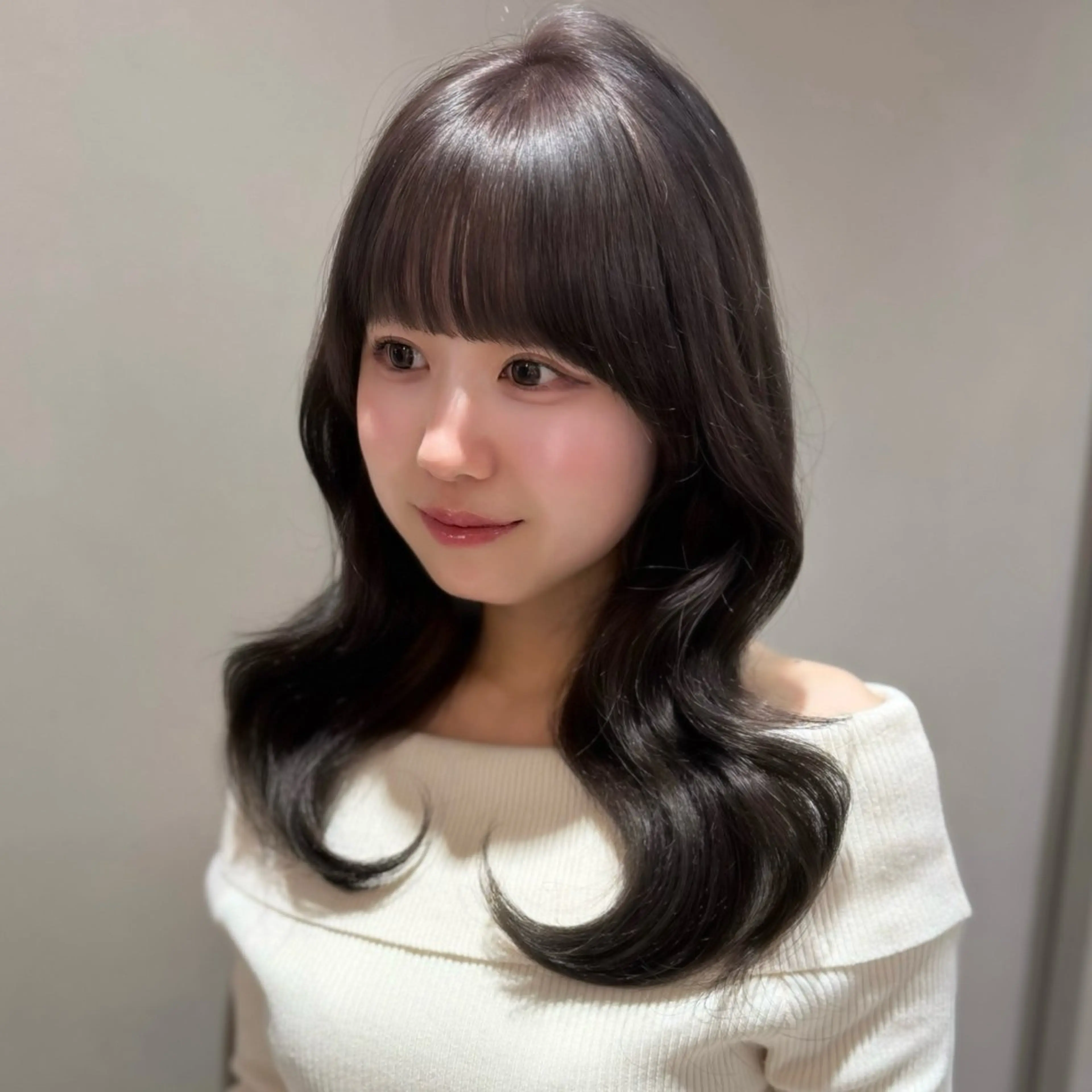 セミロング カラー ヘアカラー トリートメント レイヤー/艶カラー/ Natsuho💞のヘアスタイル