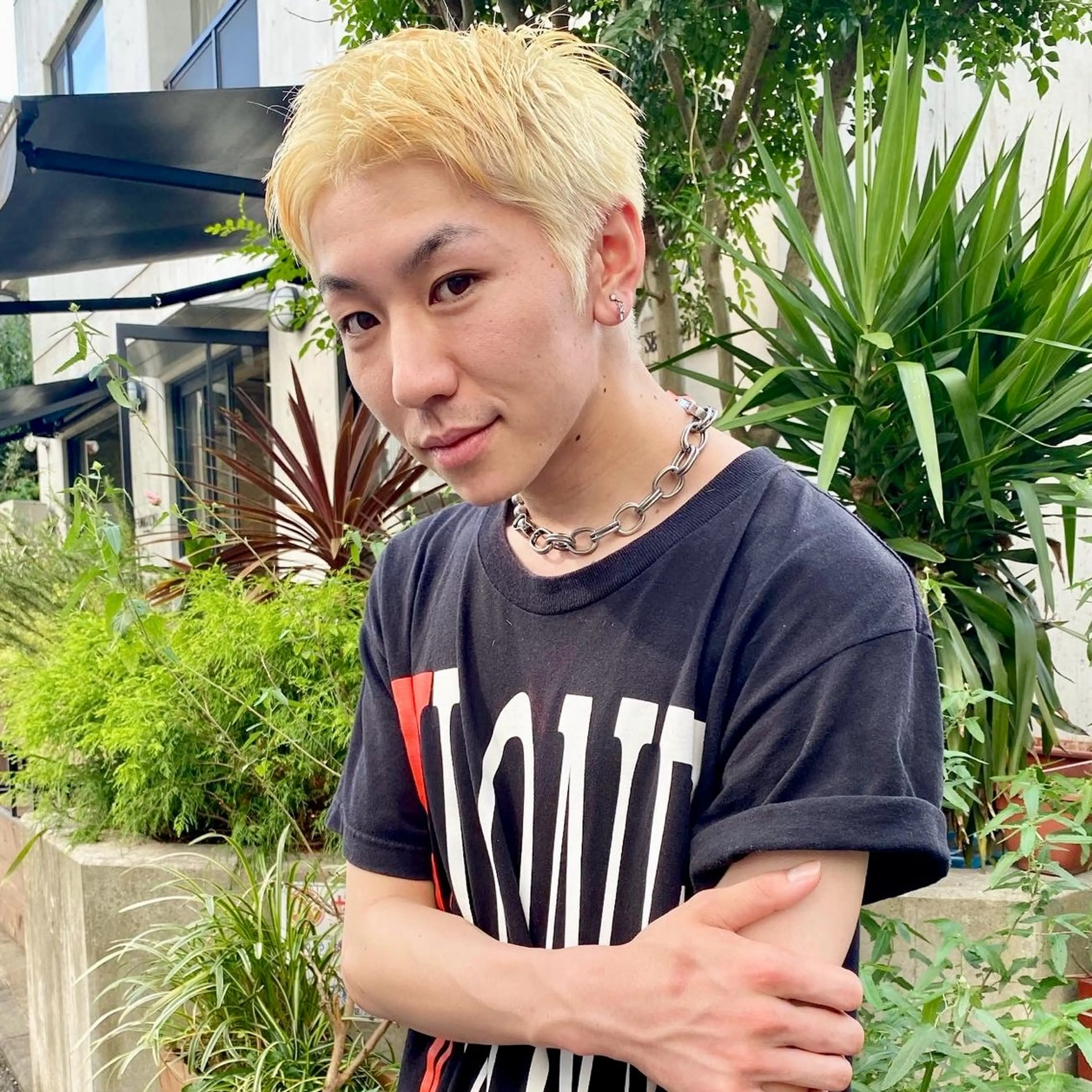 メンズ似合わせカット+ブリーチカラー ¥21450の写真