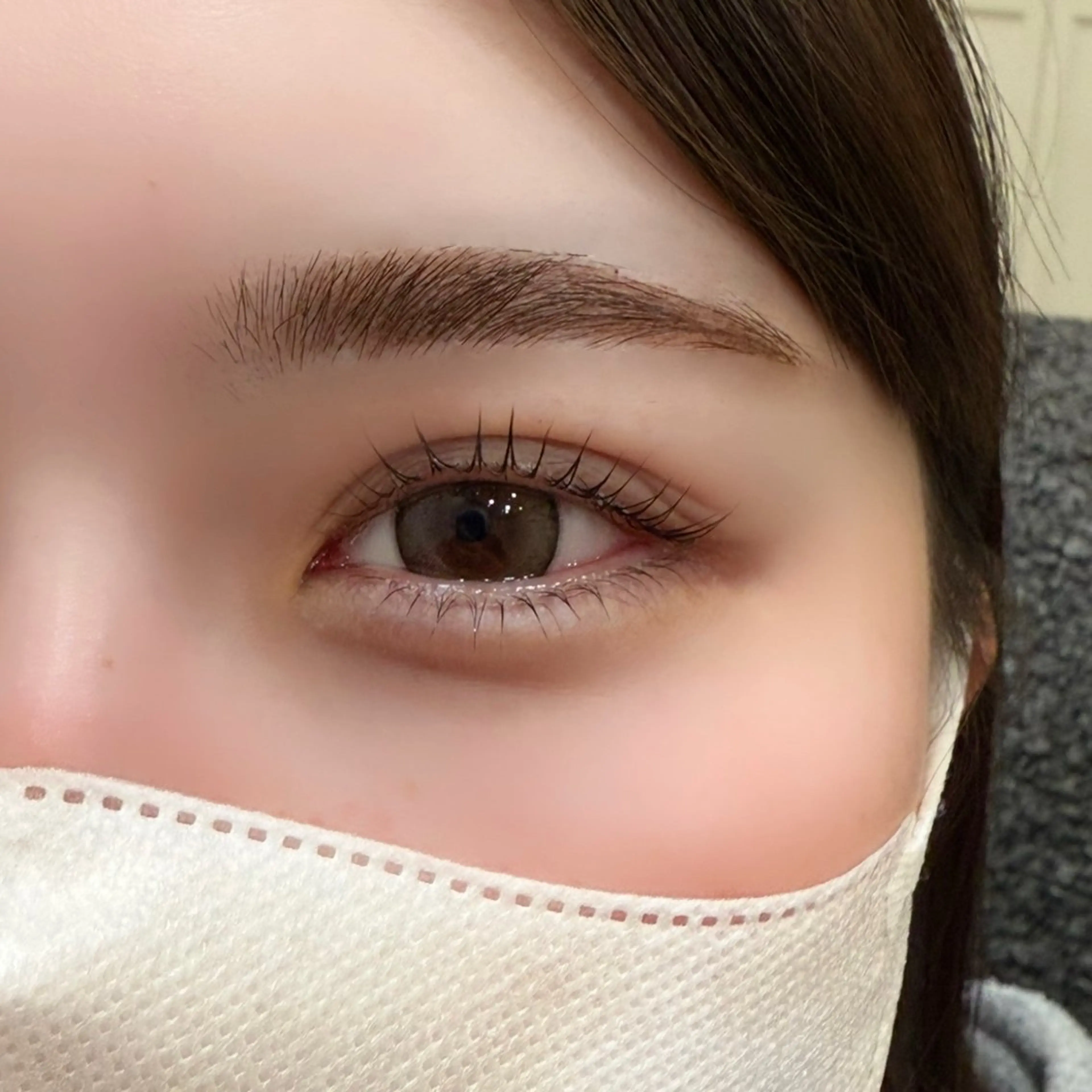 マツエク・マツパ まつげパーマ 下まつげエクステ 一重×まつ毛パーマ マツパ Saya サヤのマツエク・マツパデザイン