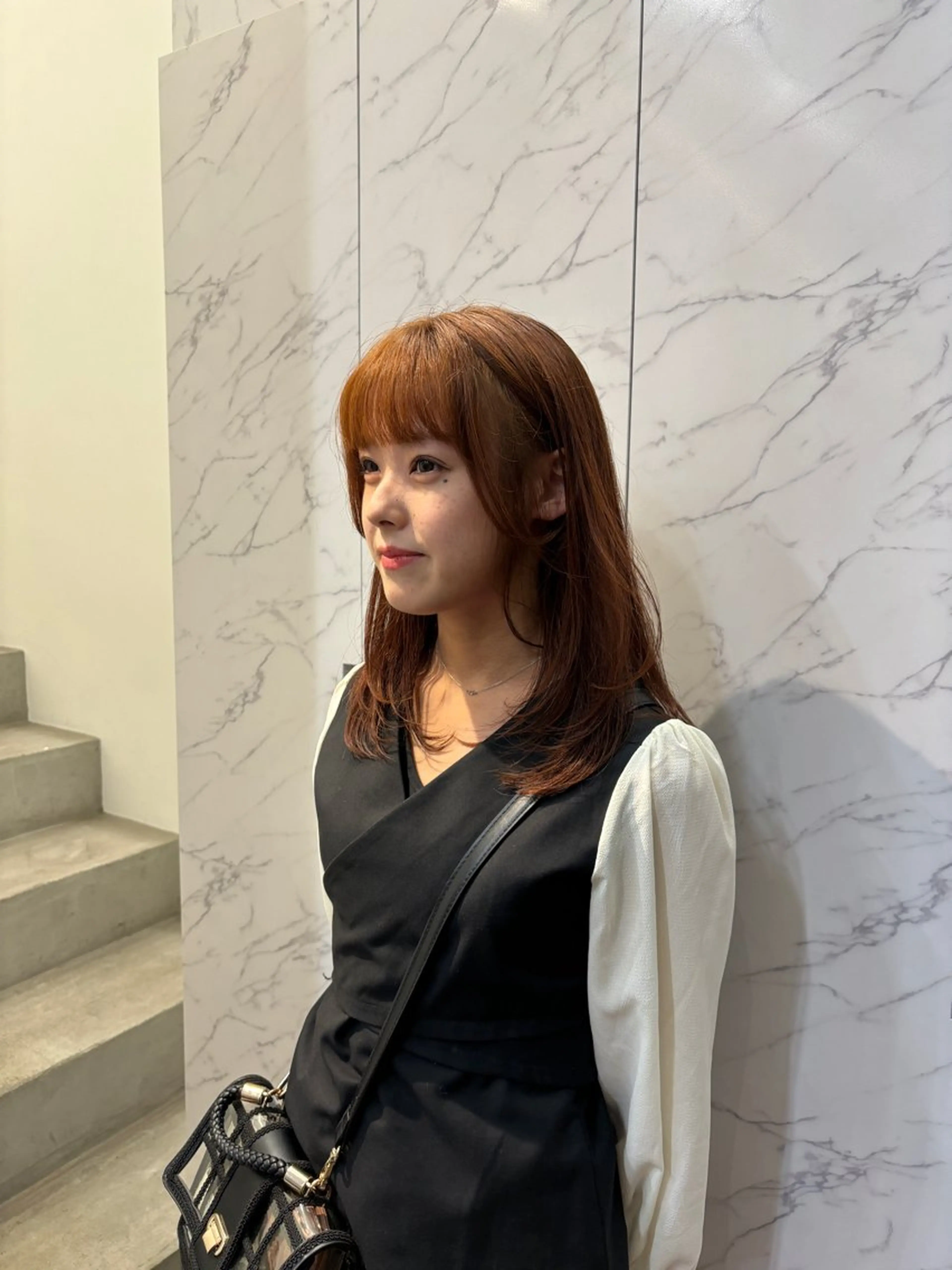 ロング レイヤーカット miu /透明感カラーのヘアスタイル