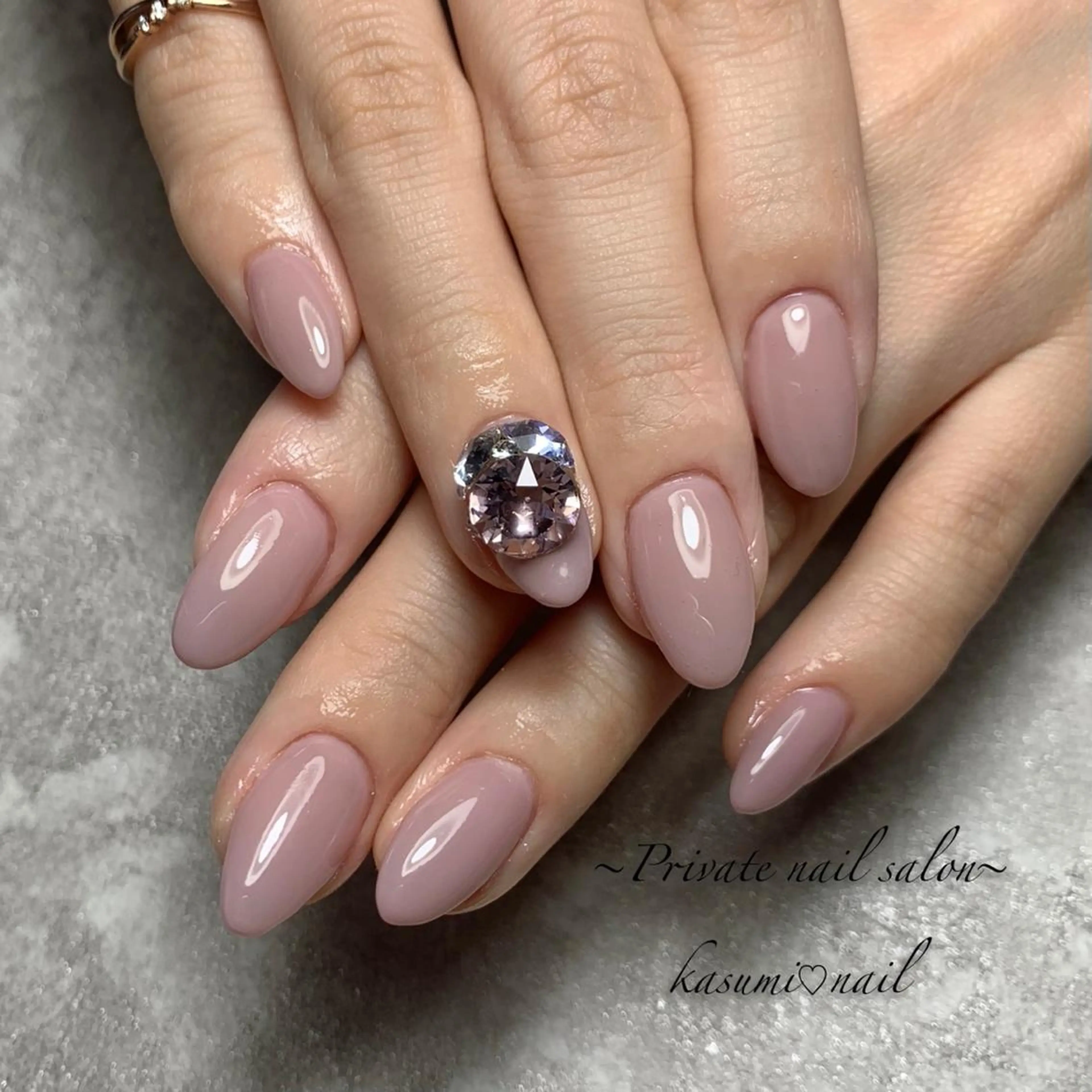 ネイル マグネットネイル ミラーネイル ニュアンスネイル 春ネイル KASUMI♡ Nailのネイルデザイン