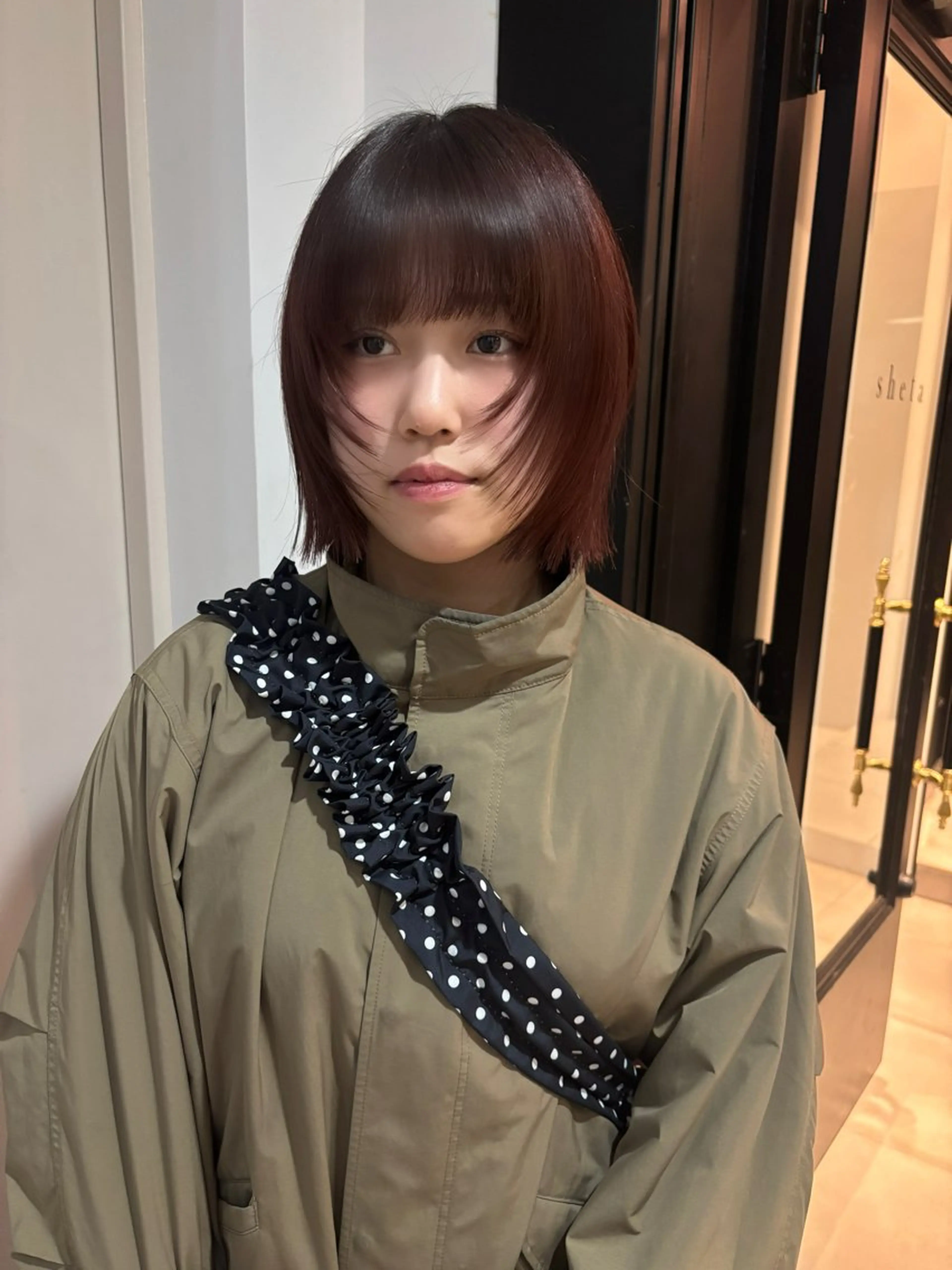 ショート riria/ボブ /ブラウンカラー🎀のヘアスタイル