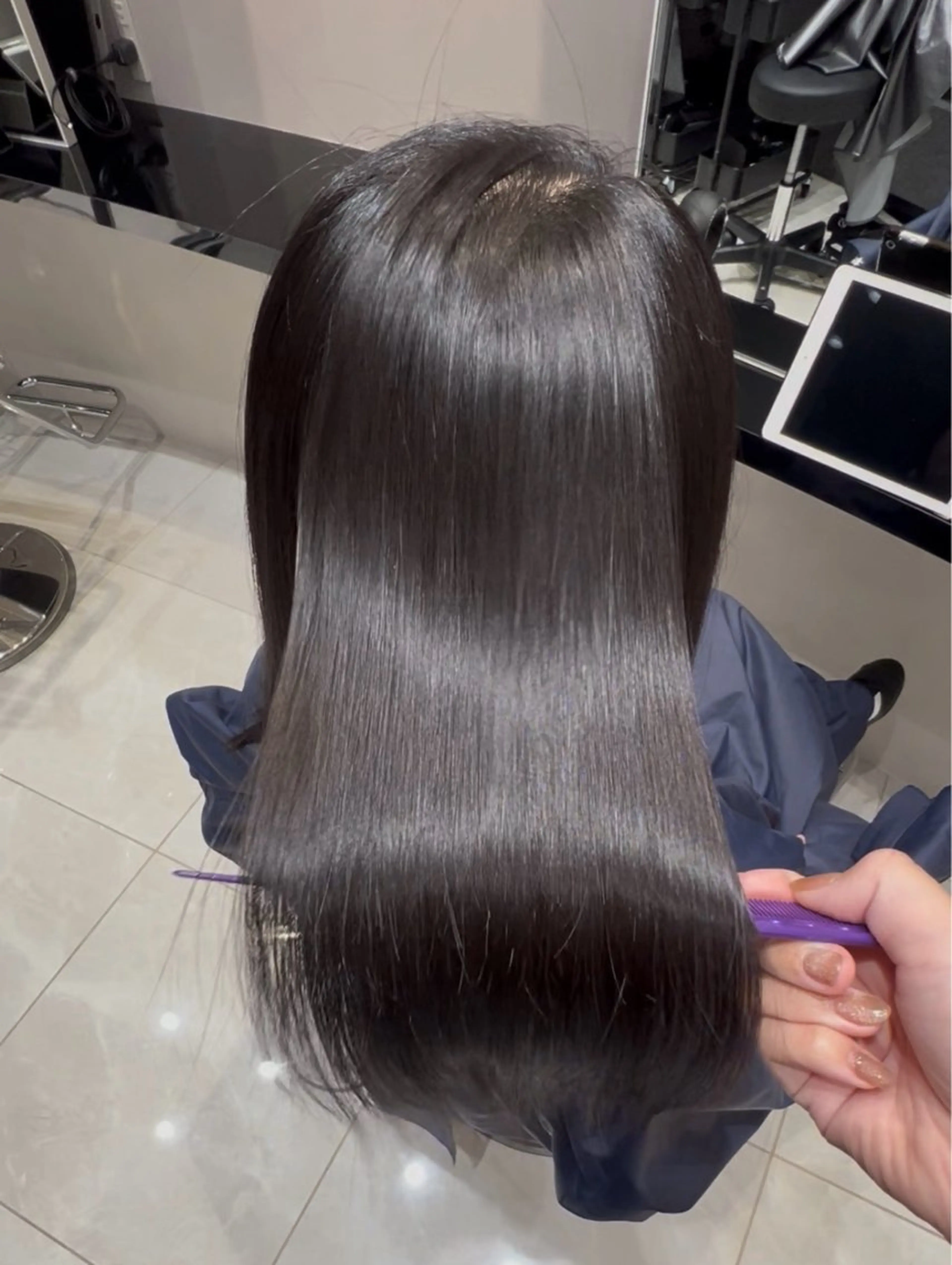 カット＋縮毛矯正【⚠️ボブ限定】ミニボブ、ぱつっとボブ、レイヤーボブ、結べるボブなどなどの写真