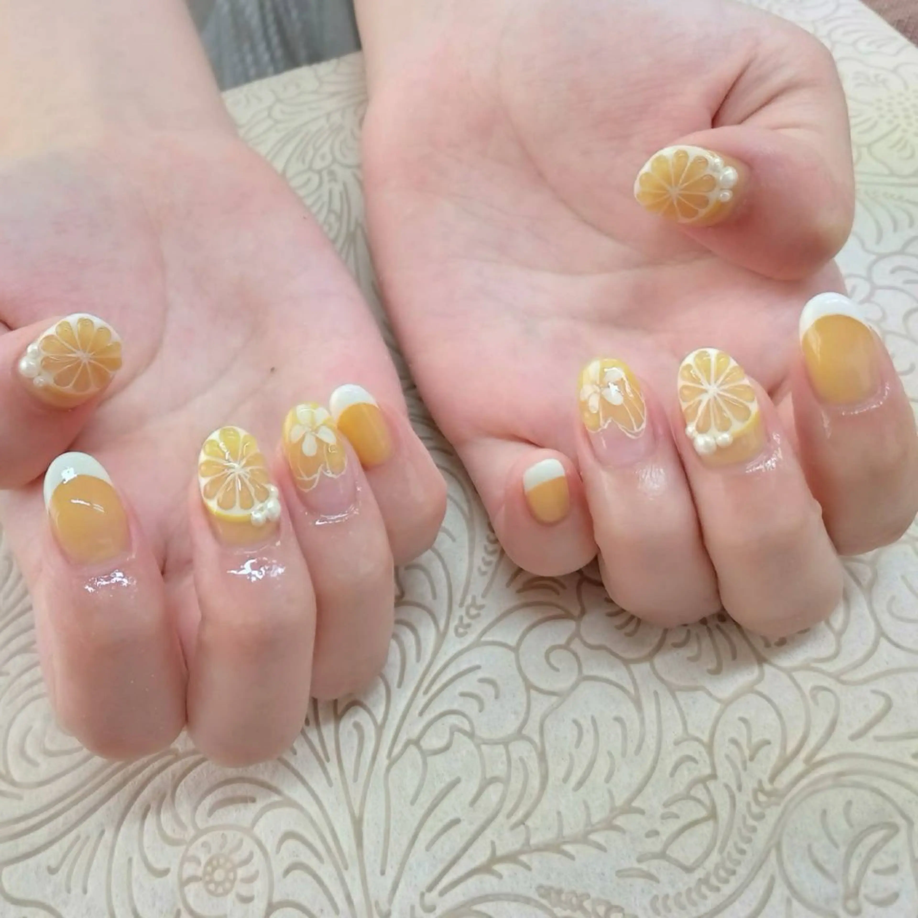 ネイル フラワーネイル precious nail room所属・precious nail  roomのネイルデザイン