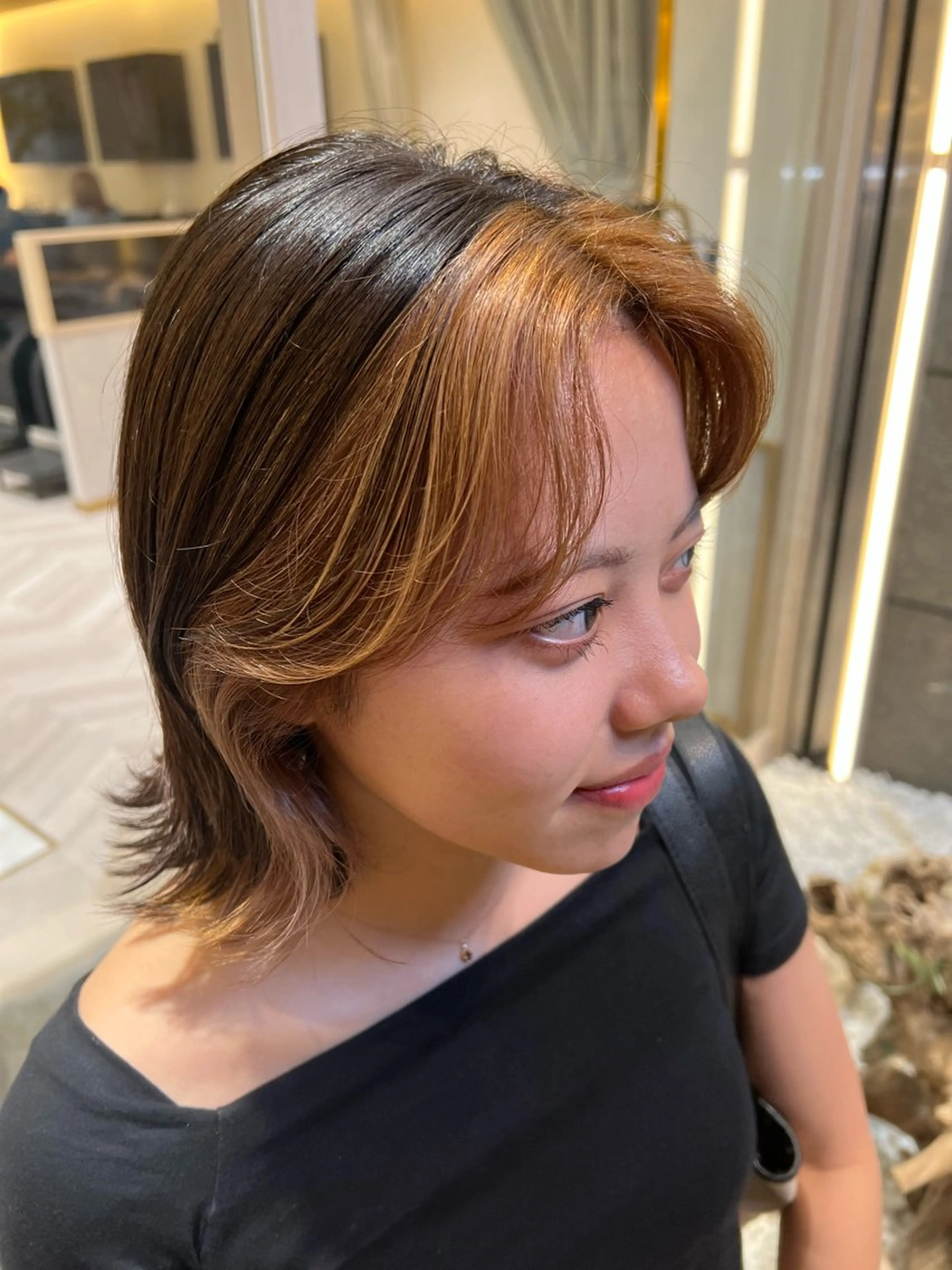 ショート カラー ヘアカラー 学生人気no.1 🦋ナツミのヘアスタイル