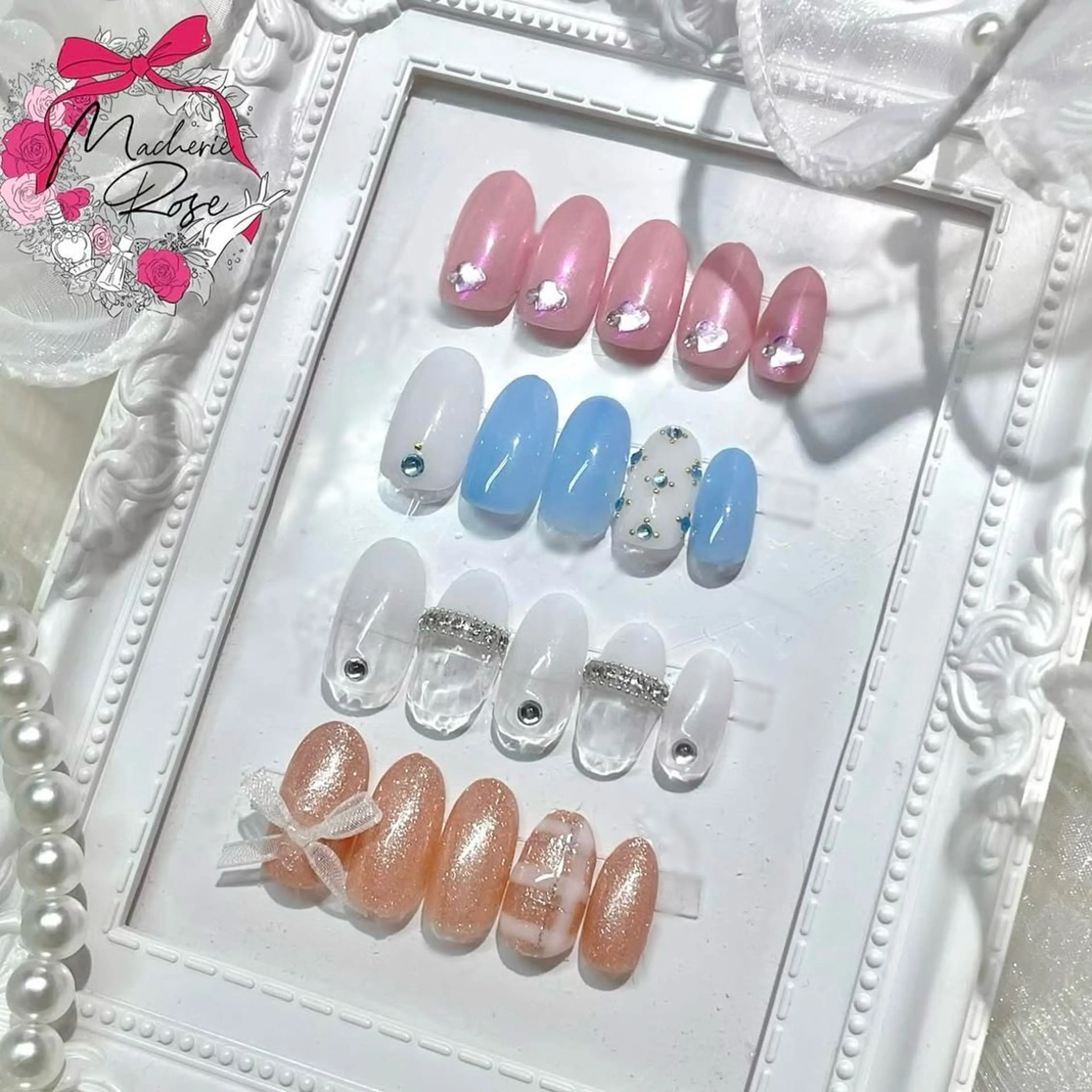 ネイル ハンドネイル ハンドケア マシェリローズ所属・Macherie Roseのネイルデザイン