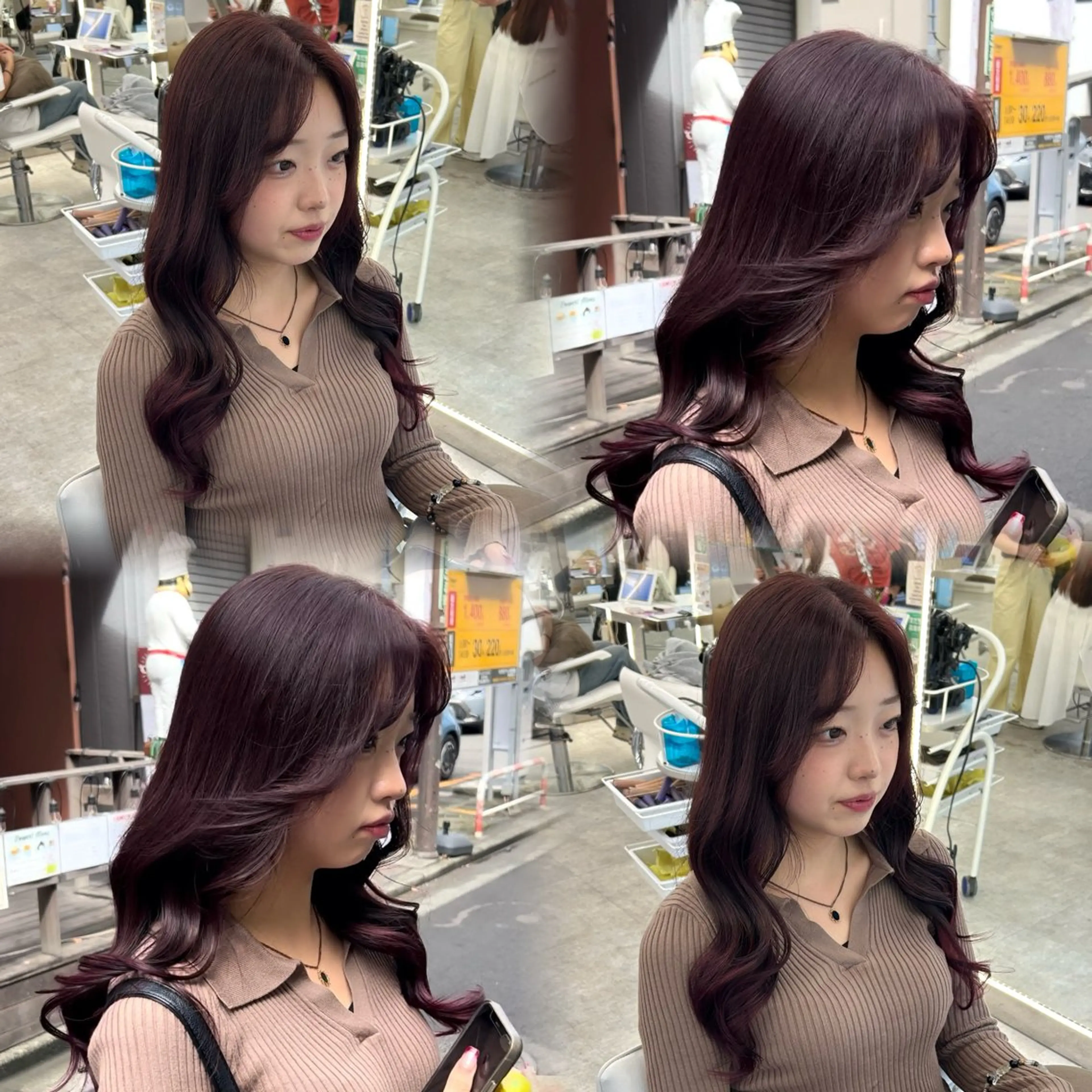 ロング カラー 透明感カラー 韓国風ヘア ヘアカラー トリートメント 透明感ハイトーン特化 /ケアブリーチ/莉駒のヘアスタイル