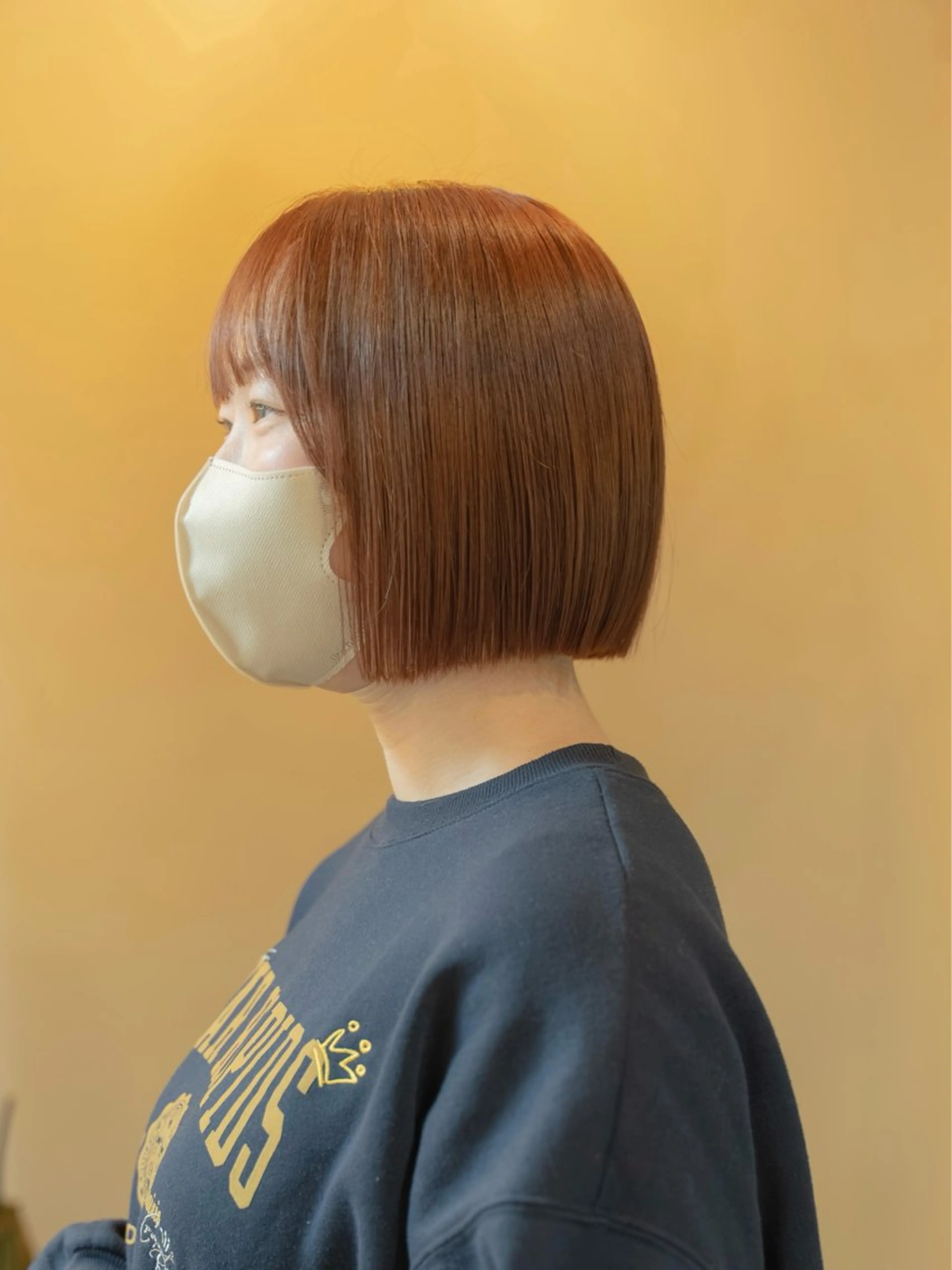 ショート カラー カット 【ボブ】縮毛矯正/ 船橋駅5分/鈴木杏美のヘアスタイル