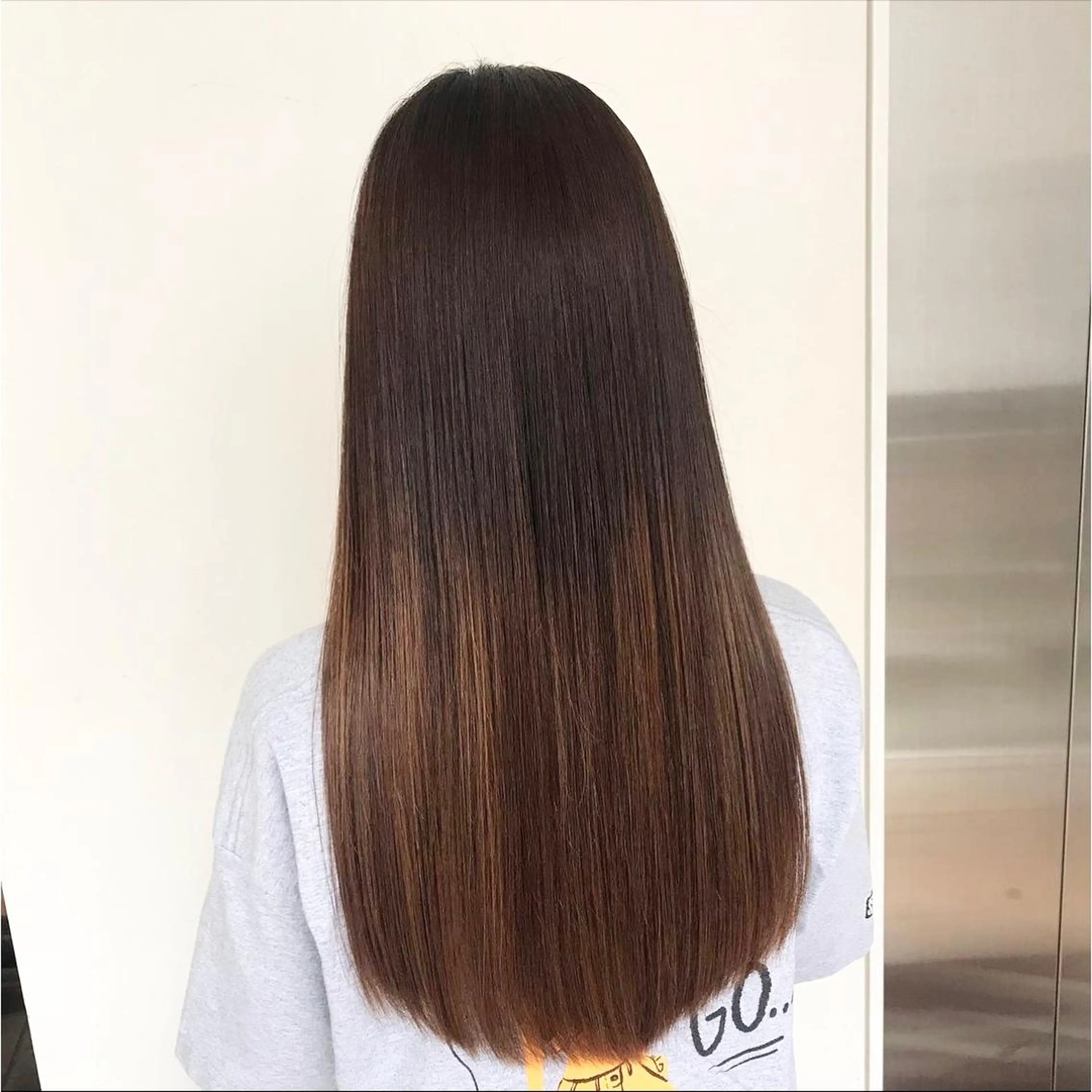 ロング 酸性ストレート トリートメント 小田裕也 チャンモリパーマのヘアスタイル