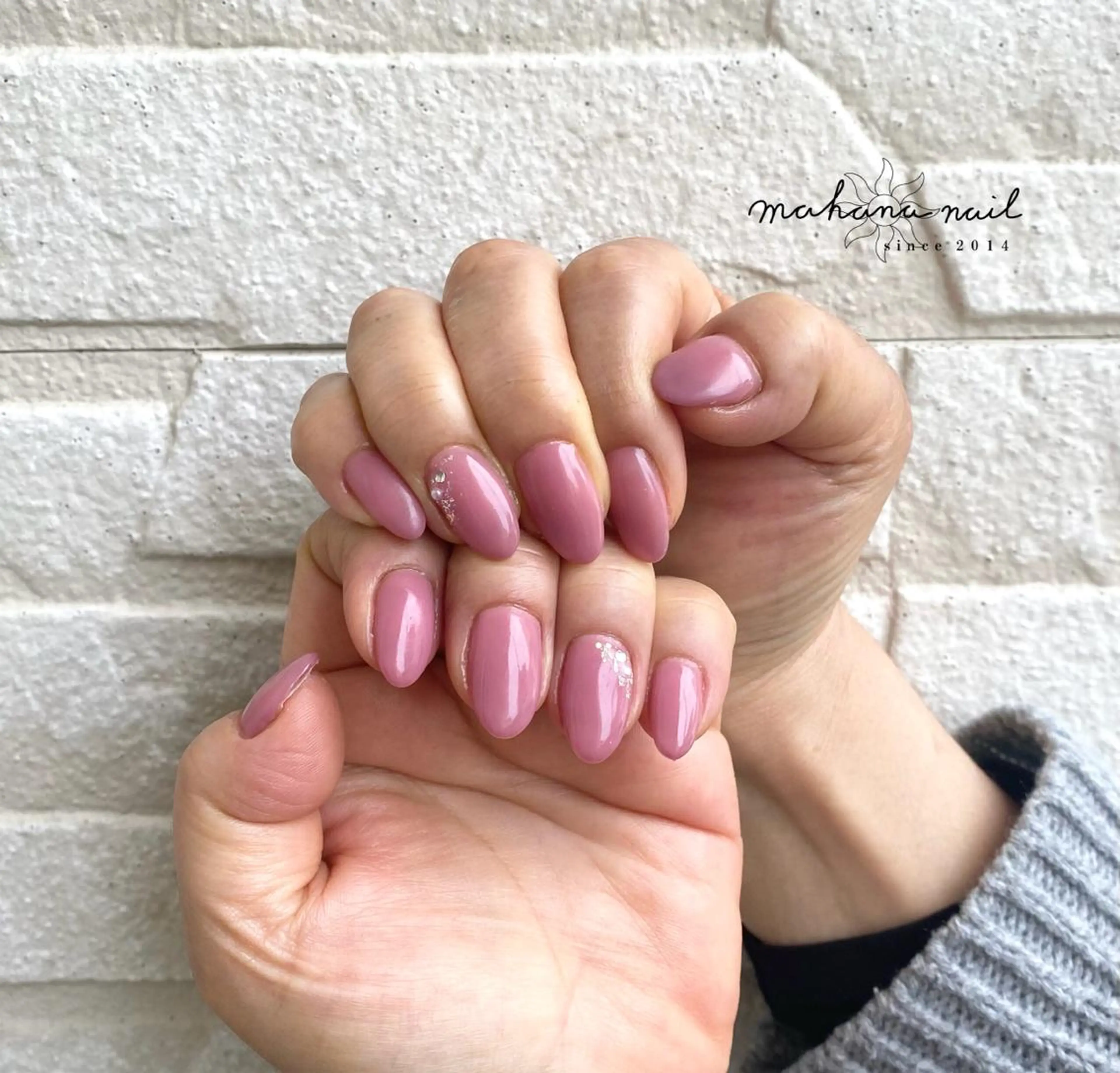 ネイル ワンカラーネイル mahana nailのネイルデザイン